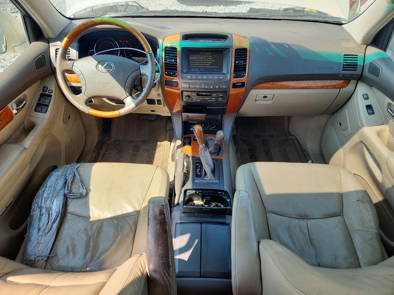 2003 Lexus Gx 470 Белый vin: JTJBT20X730004573