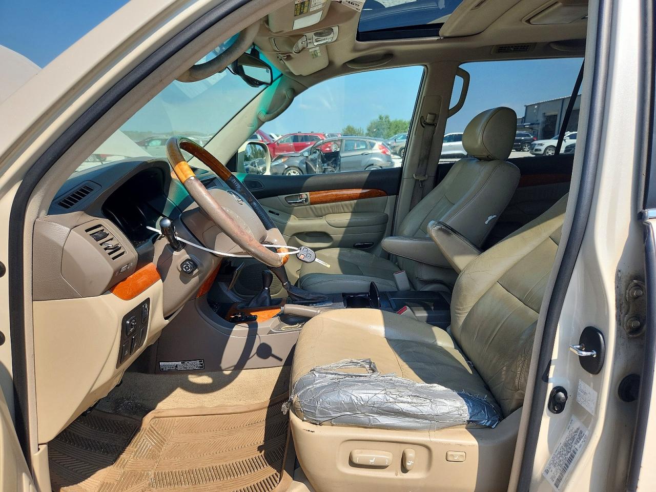 2003 Lexus Gx 470 Белый vin: JTJBT20X730004573