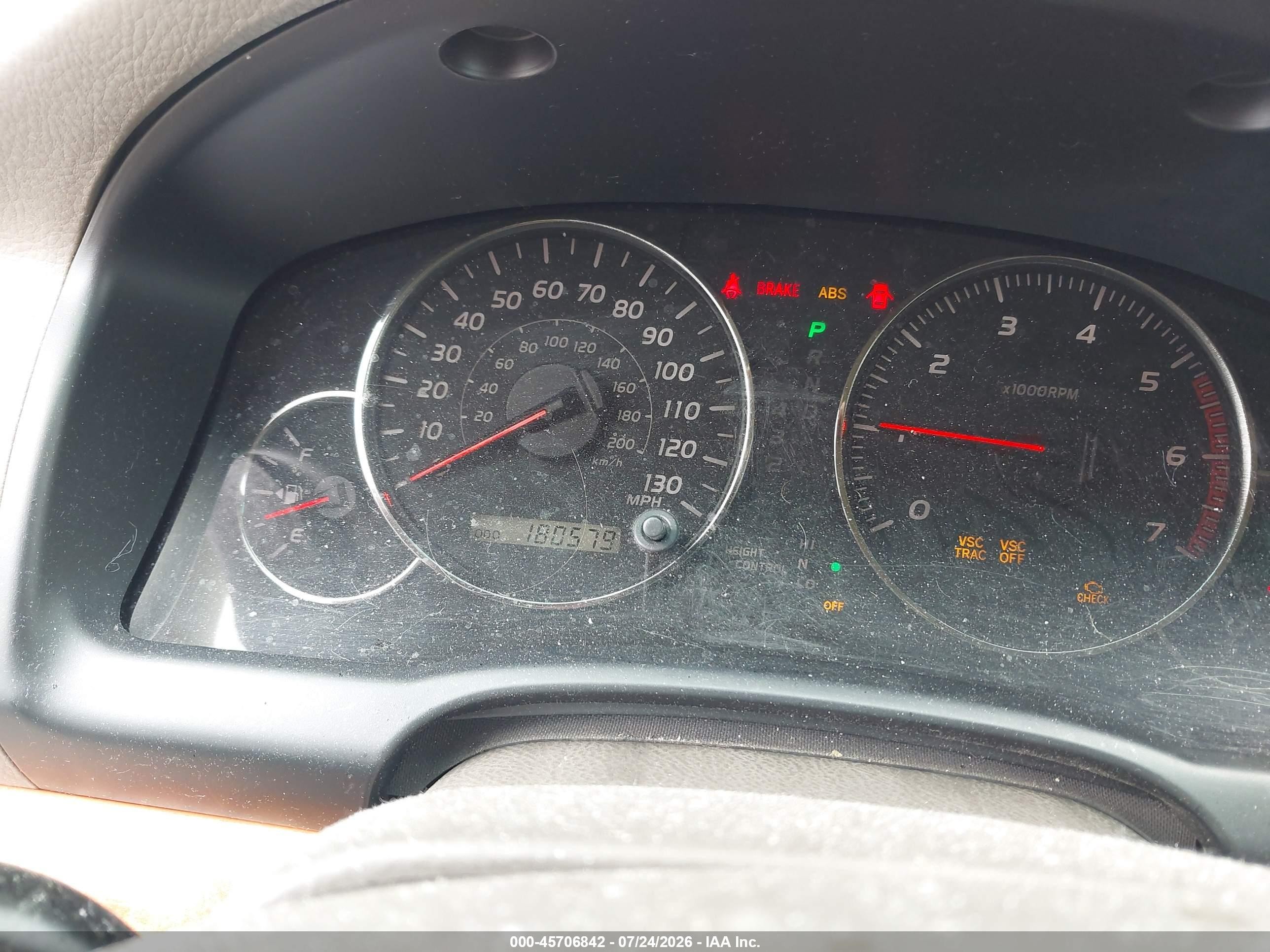 2003 Lexus Gx 470   Silver vin: JTJBT20X730012639