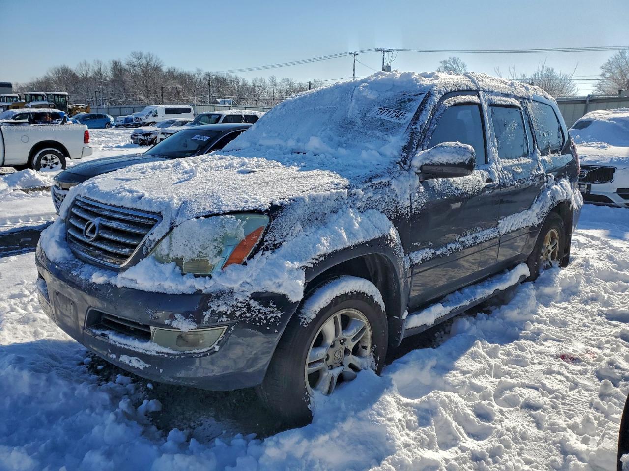 2003 Lexus Gx 470 Black vin: JTJBT20X730020627