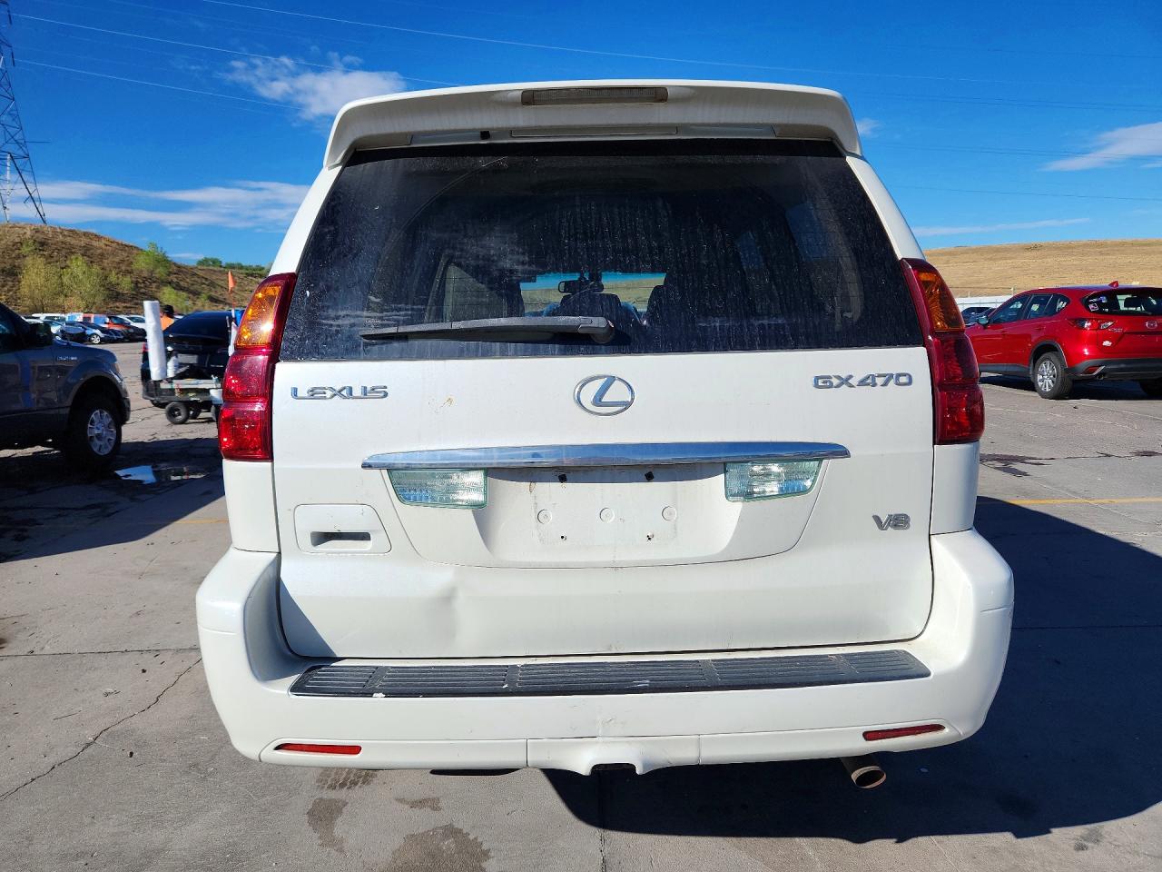 2004 Lexus Gx 470 White vin: JTJBT20X740029135