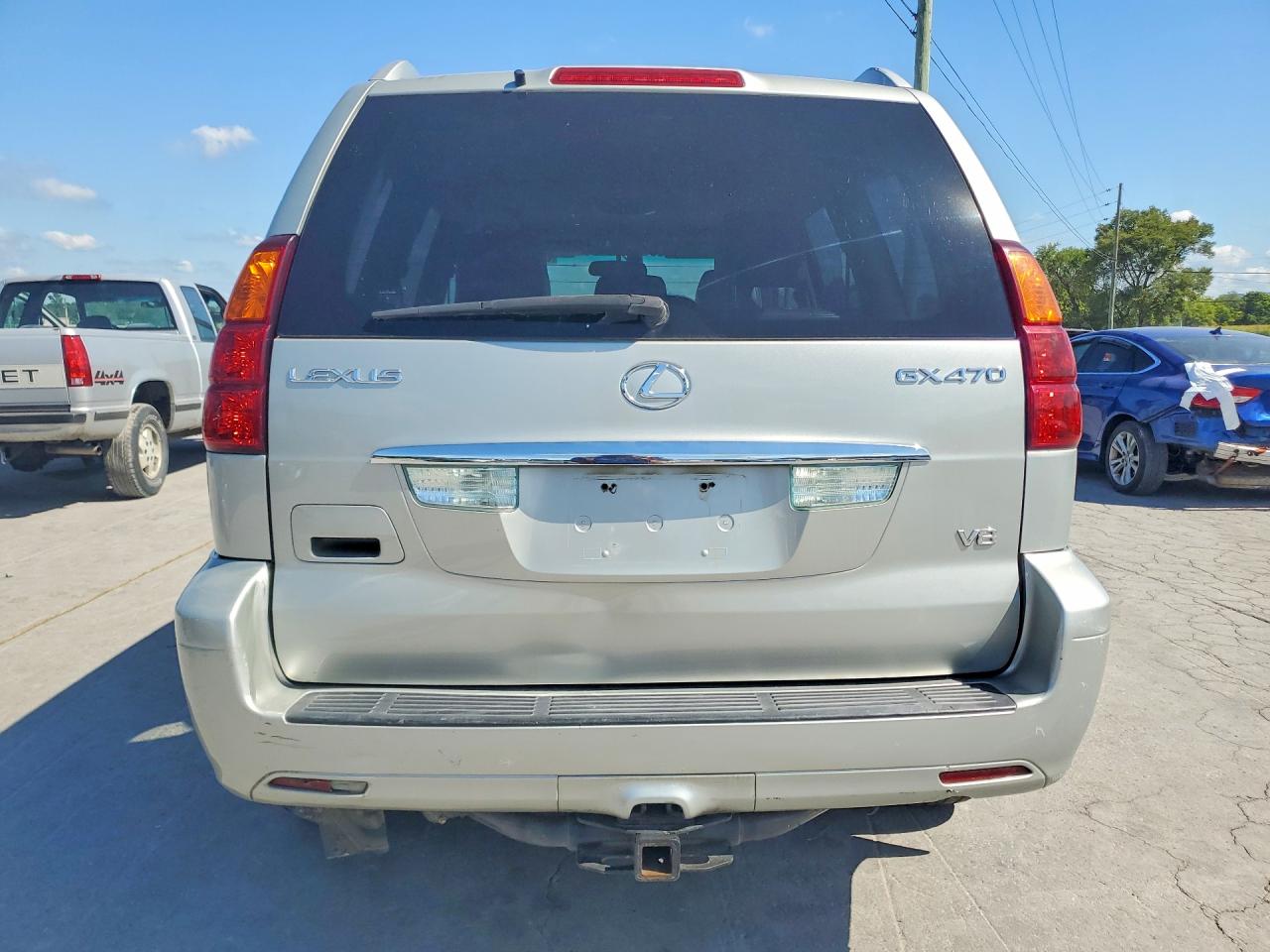 2004 Lexus Gx 470 Silver vin: JTJBT20X740043665