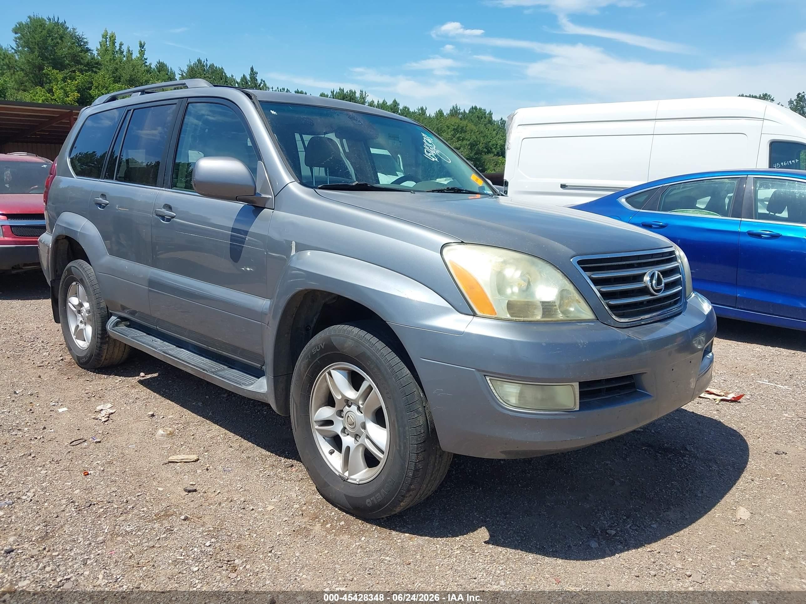 2004 Lexus Gx 470   Blue vin: JTJBT20X740048333