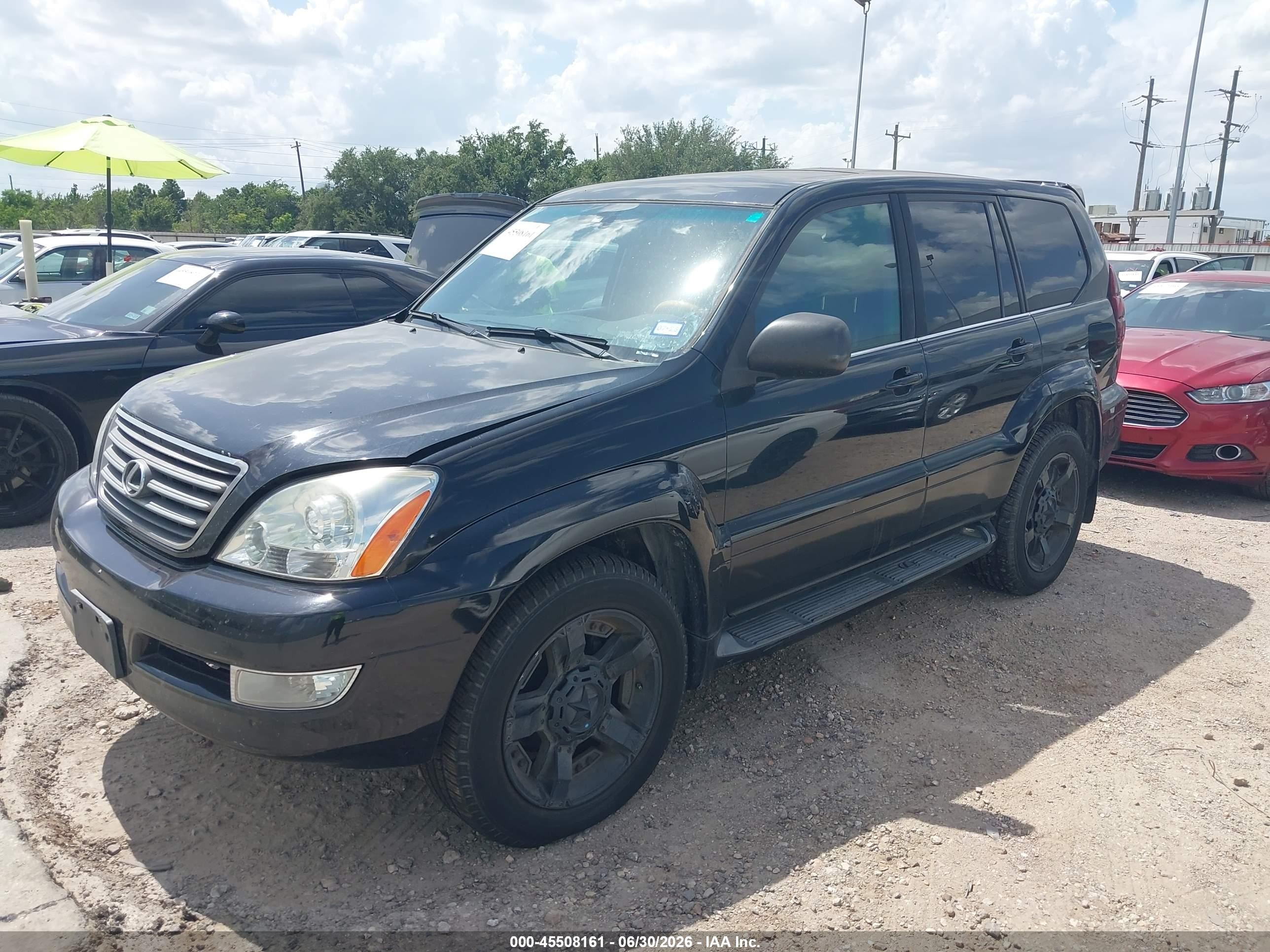 2004 Lexus Gx 470 Black vin: JTJBT20X740060773