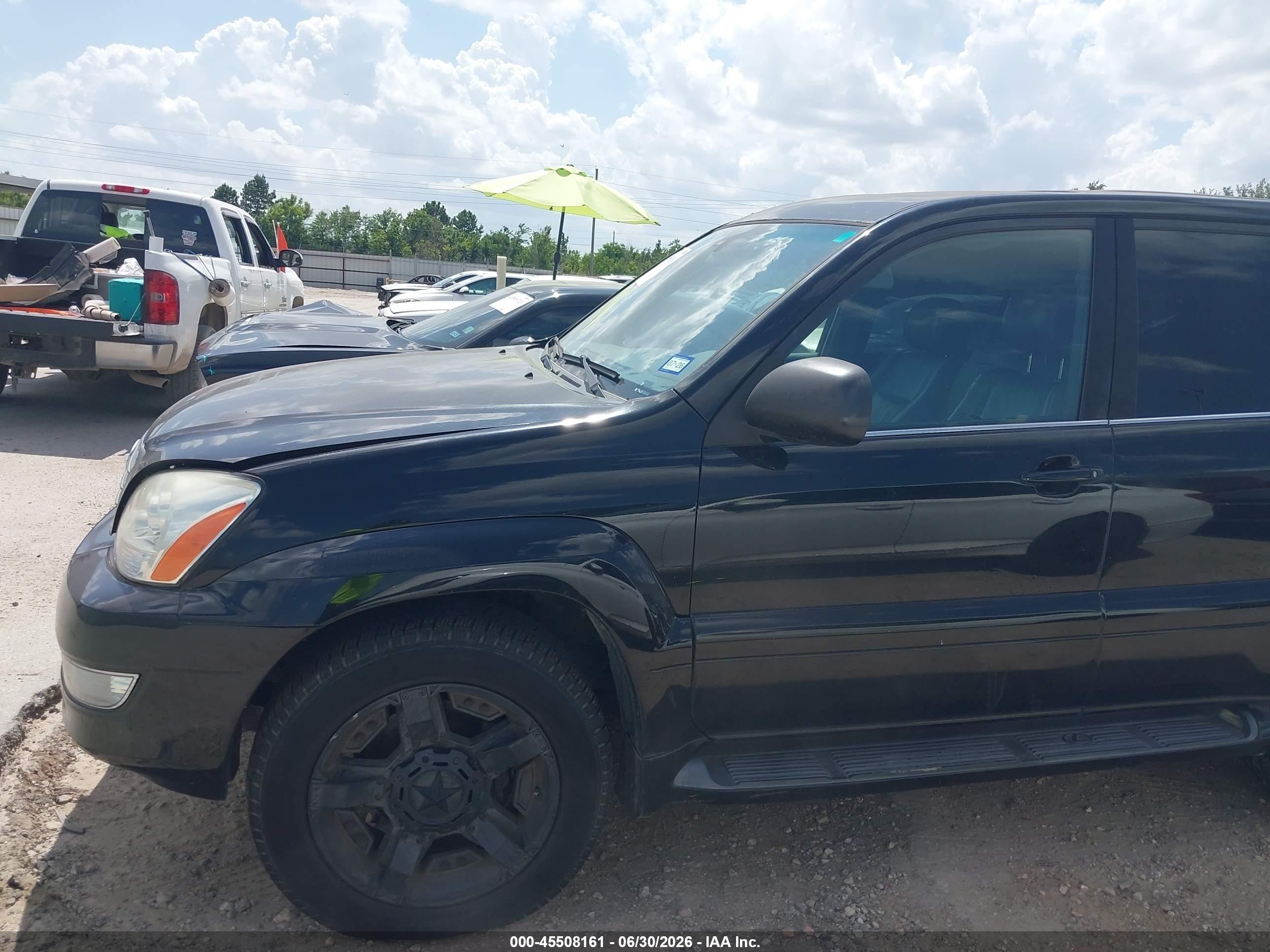 2004 Lexus Gx 470 Black vin: JTJBT20X740060773