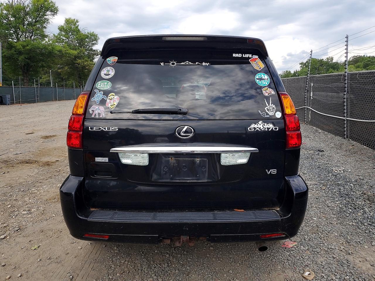 2006 Lexus Gx 470 Black vin: JTJBT20X760107500