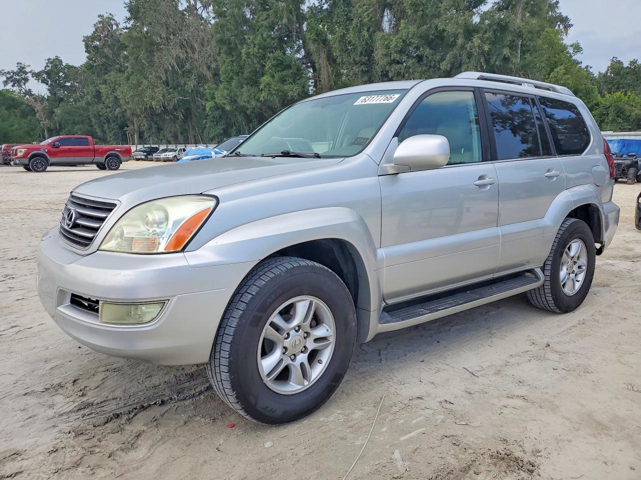 2006 Lexus Gx 470 Silver vin: JTJBT20X760107884