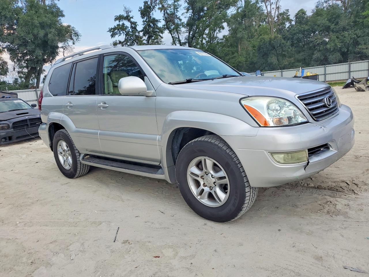 2006 Lexus Gx 470 Silver vin: JTJBT20X760107884