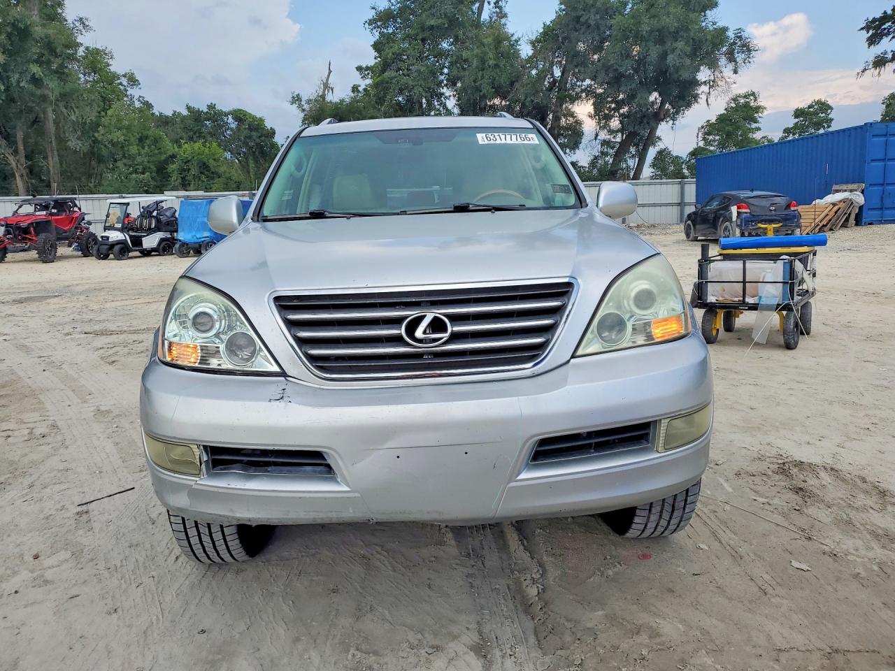 2006 Lexus Gx 470 Silver vin: JTJBT20X760107884
