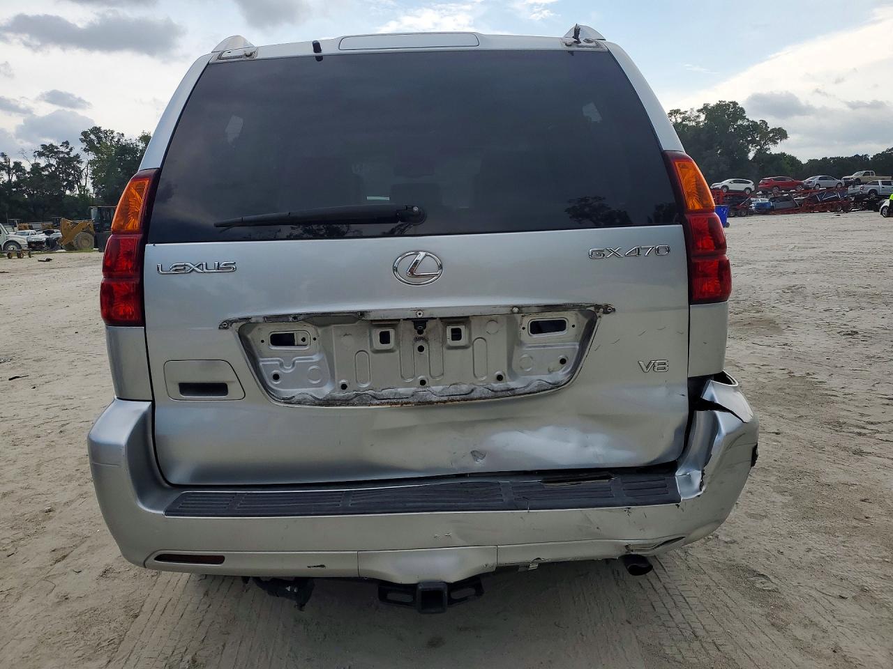 2006 Lexus Gx 470 Silver vin: JTJBT20X760107884