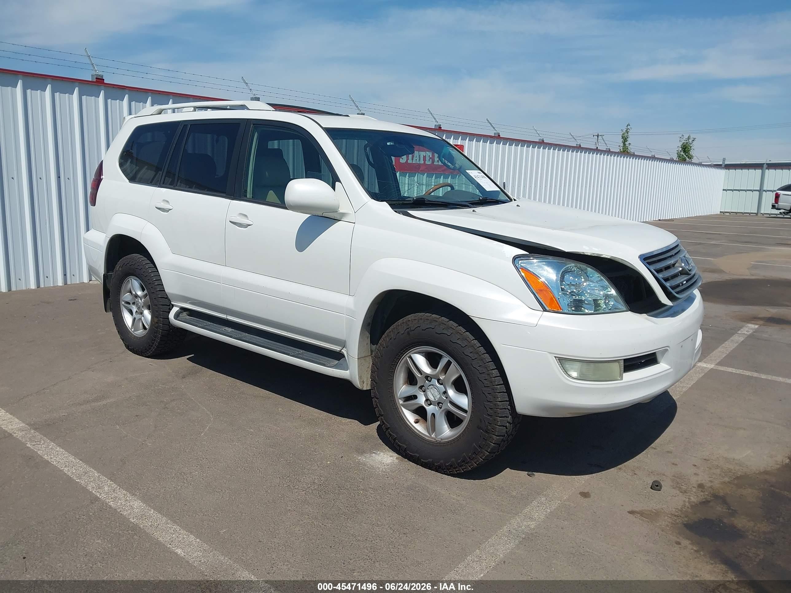 2006 Lexus Gx 470   Белый vin: JTJBT20X760109800