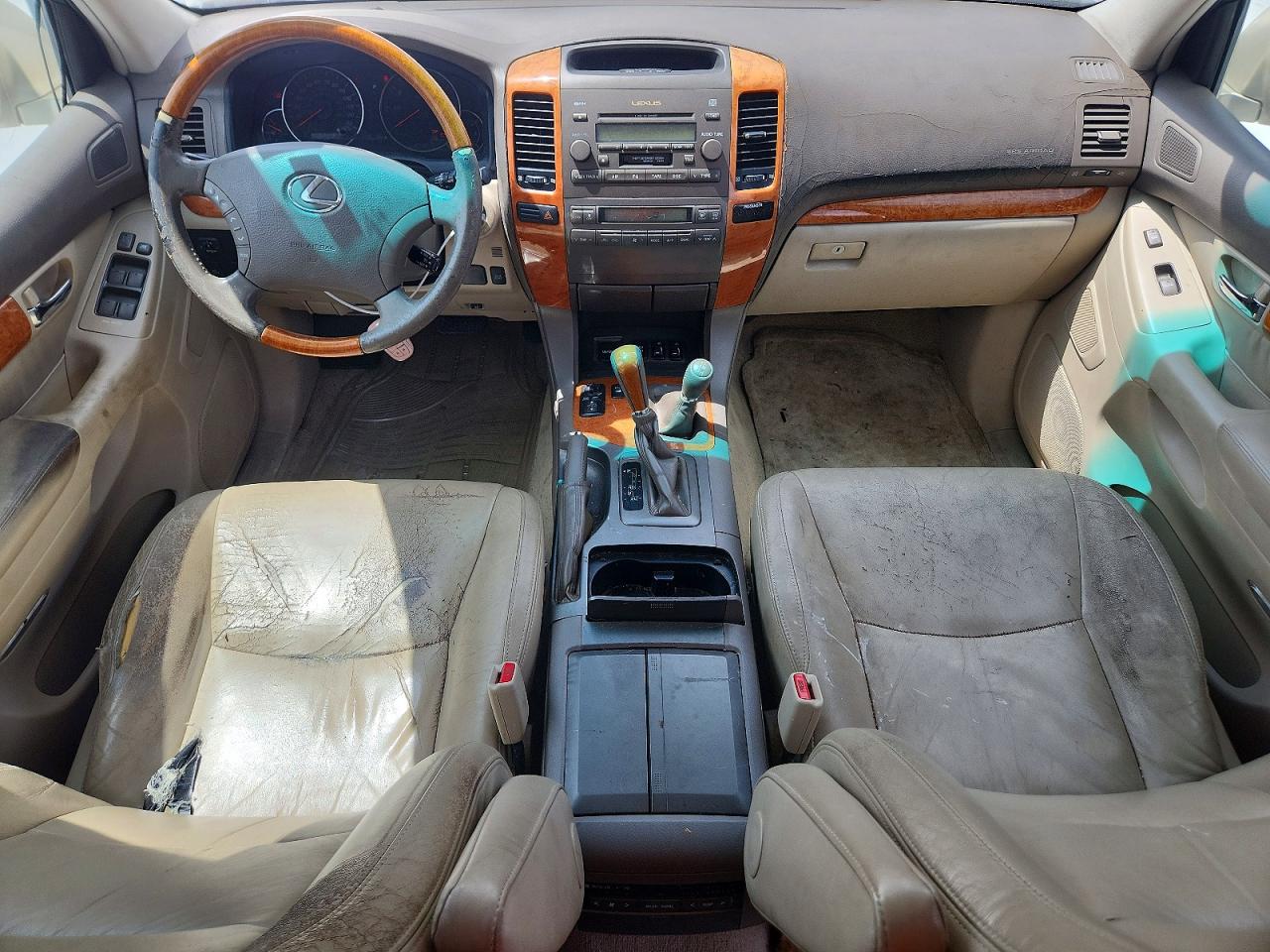 2006 Lexus Gx 470 Beige vin: JTJBT20X760111191