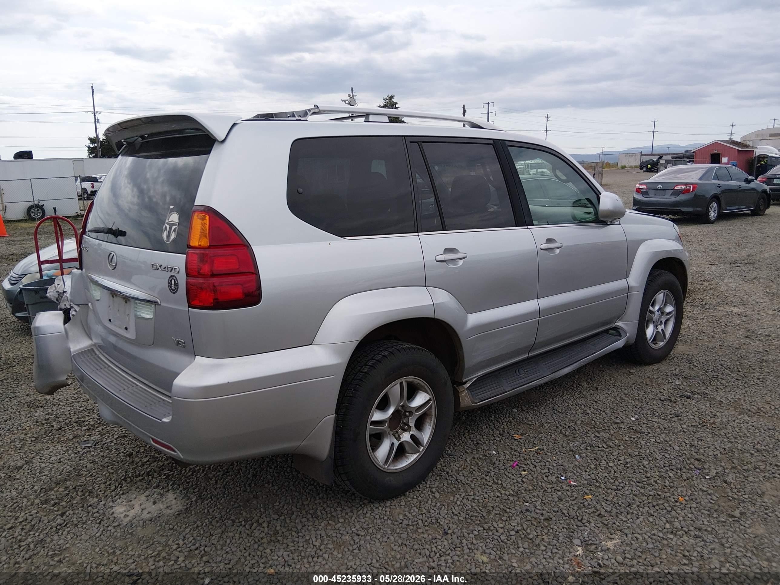 2007 Lexus Gx 470   Gray vin: JTJBT20X770141468