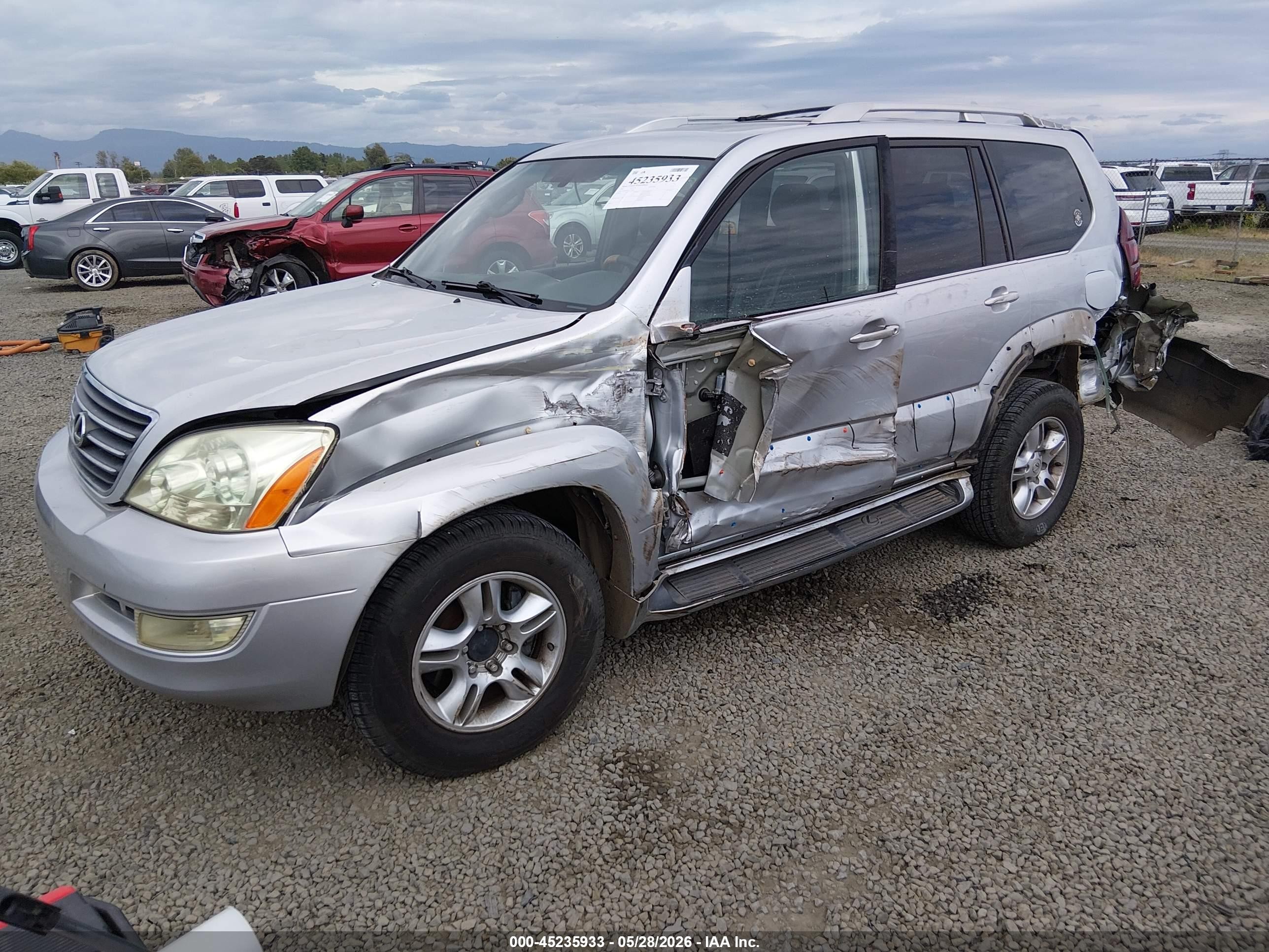 2007 Lexus Gx 470   Gray vin: JTJBT20X770141468