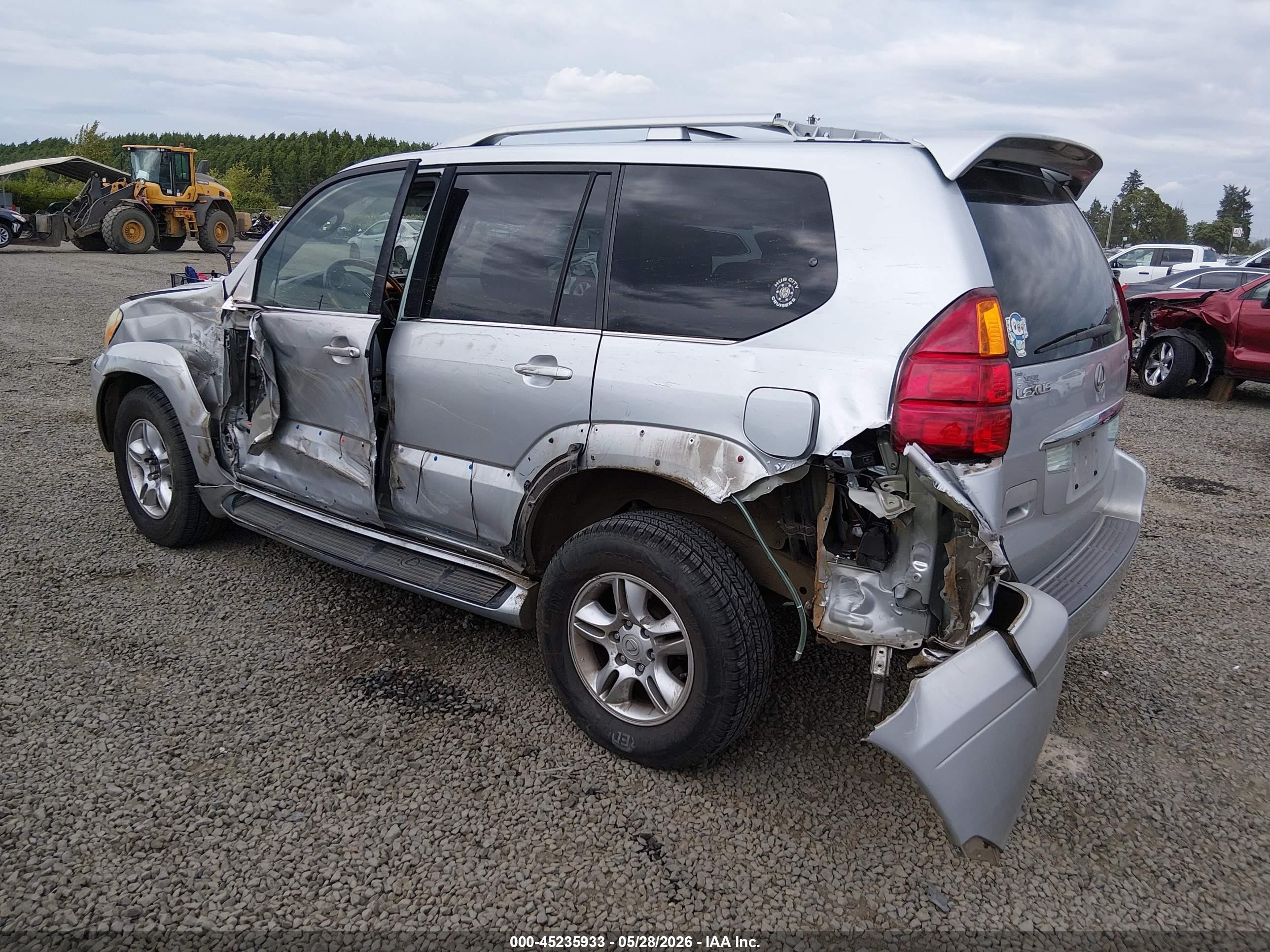 2007 Lexus Gx 470   Gray vin: JTJBT20X770141468