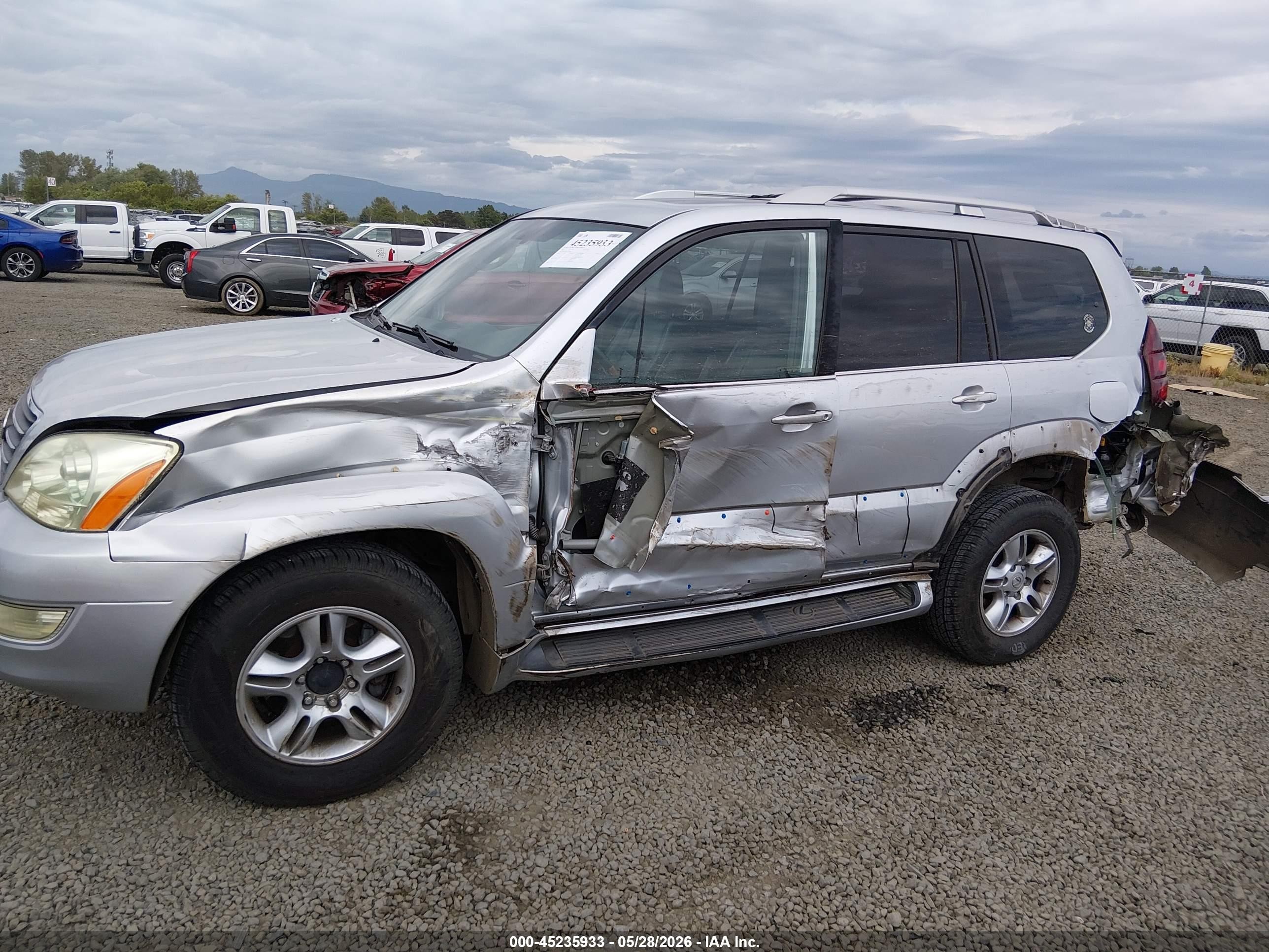 2007 Lexus Gx 470   Gray vin: JTJBT20X770141468