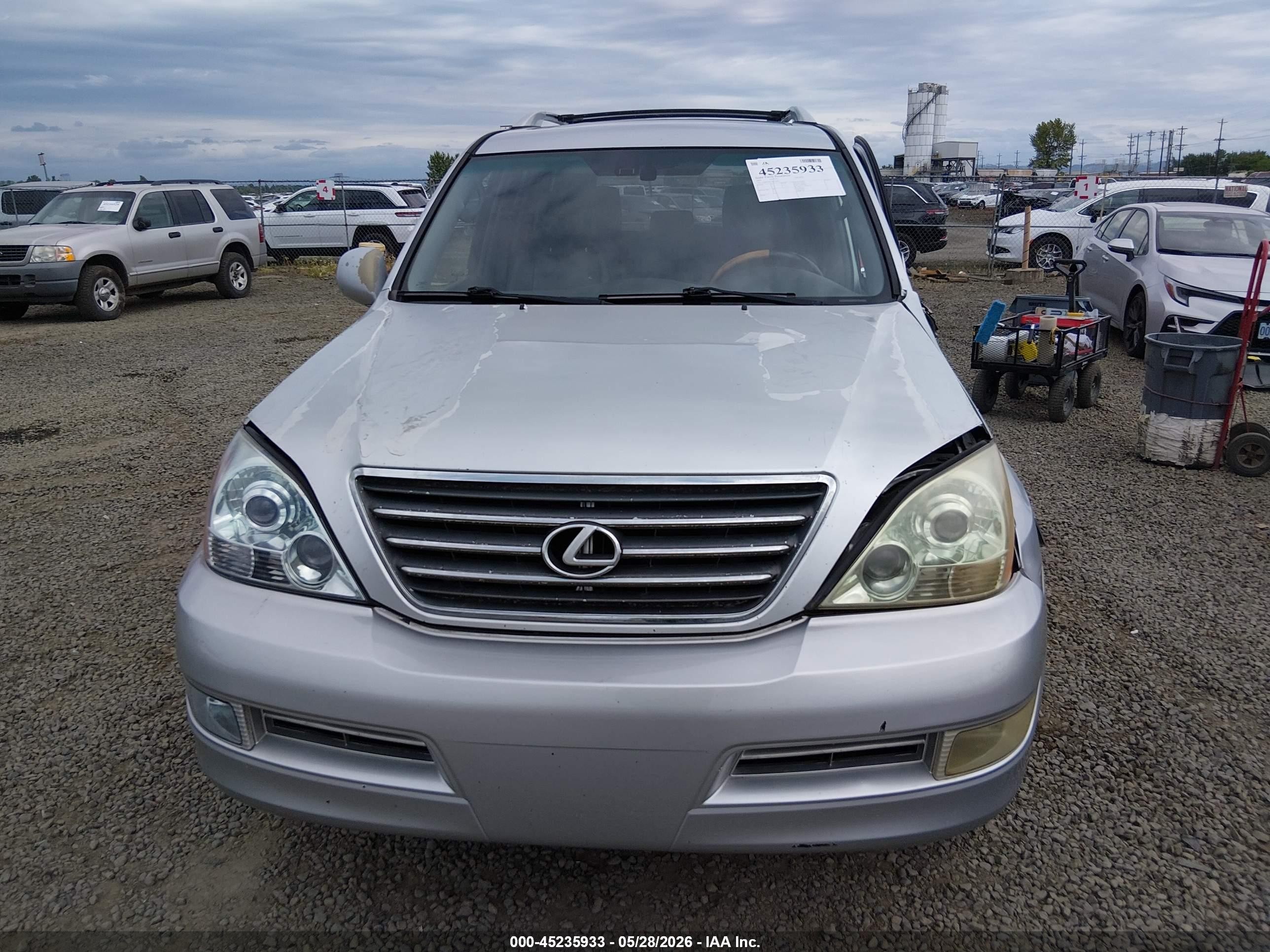2007 Lexus Gx 470   Gray vin: JTJBT20X770141468