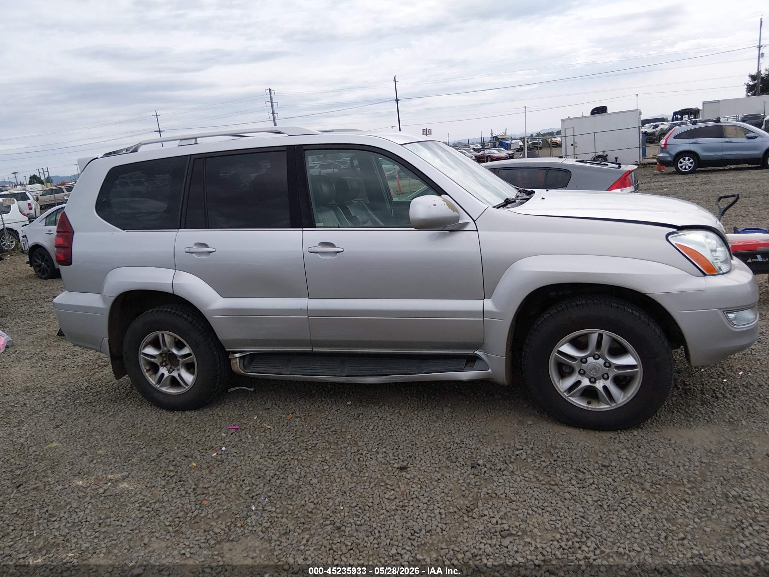 2007 Lexus Gx 470   Gray vin: JTJBT20X770141468
