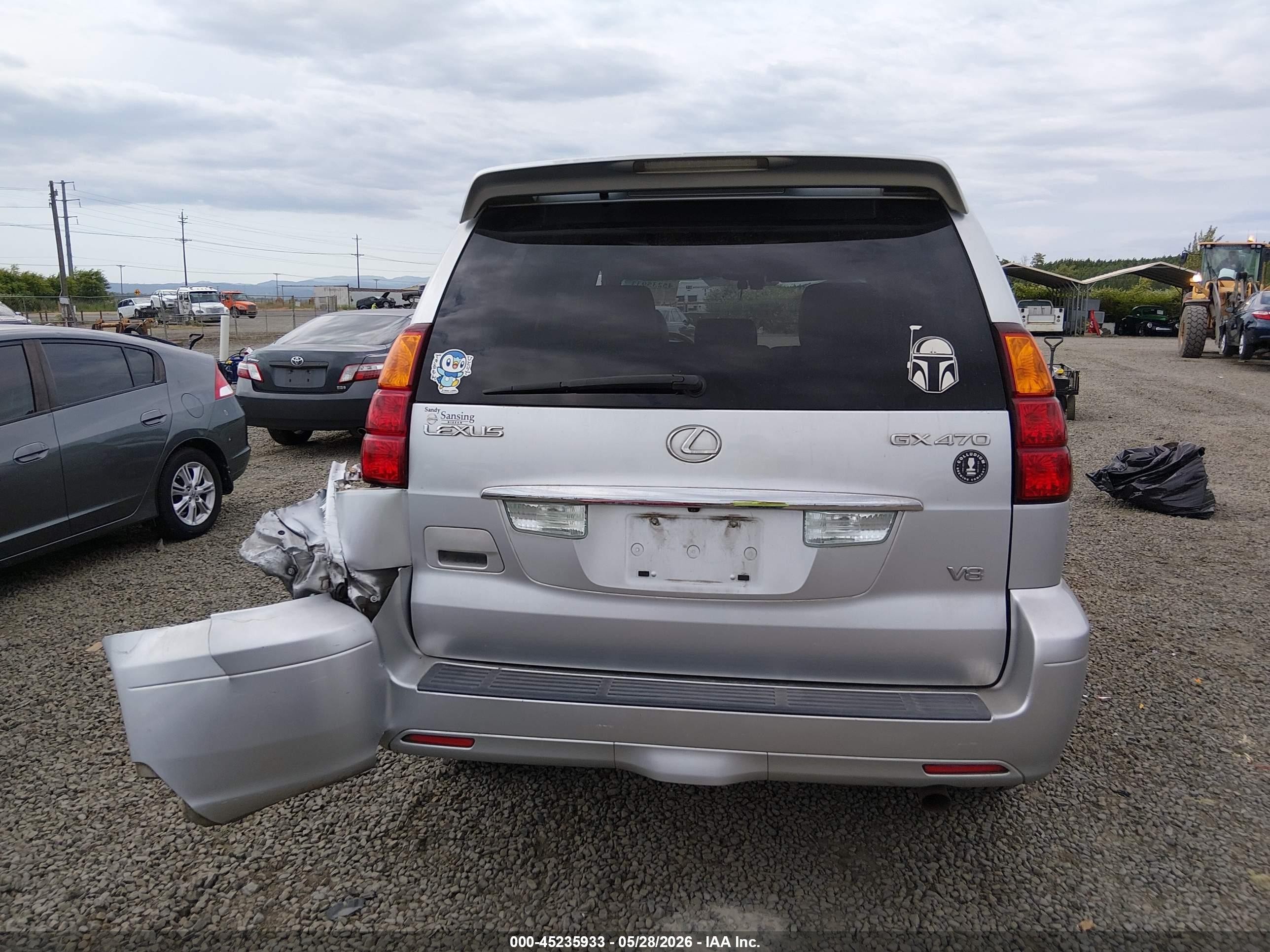 2007 Lexus Gx 470   Gray vin: JTJBT20X770141468