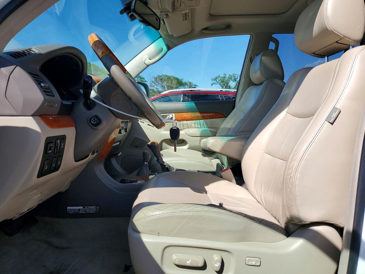 2007 Lexus Gx 470 White vin: JTJBT20X770143334
