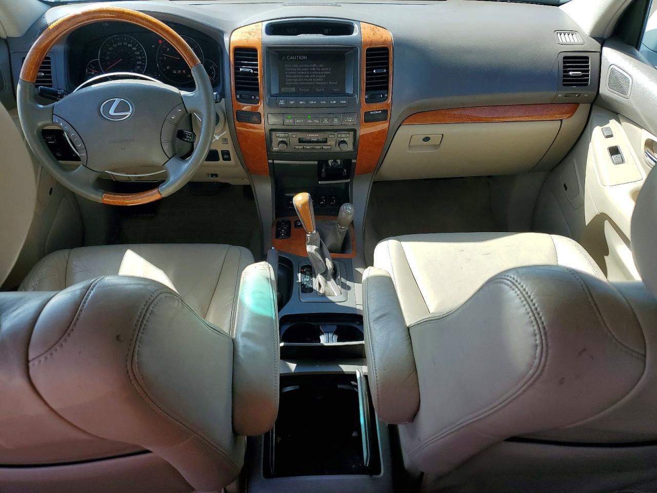2007 Lexus Gx 470 White vin: JTJBT20X770143334