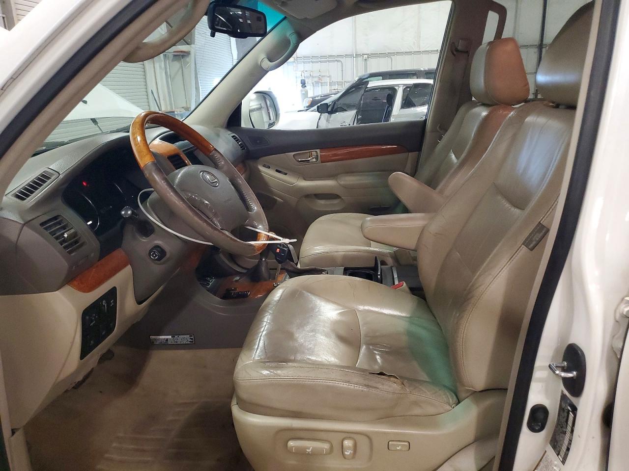 2007 Lexus Gx 470 White vin: JTJBT20X770143558