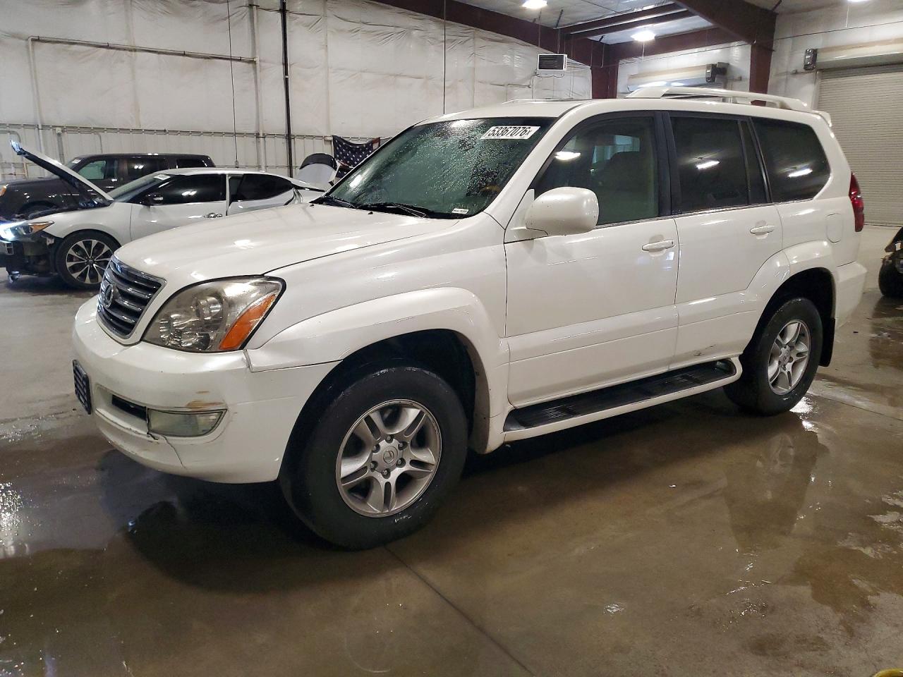 2007 Lexus Gx 470 White vin: JTJBT20X770143558
