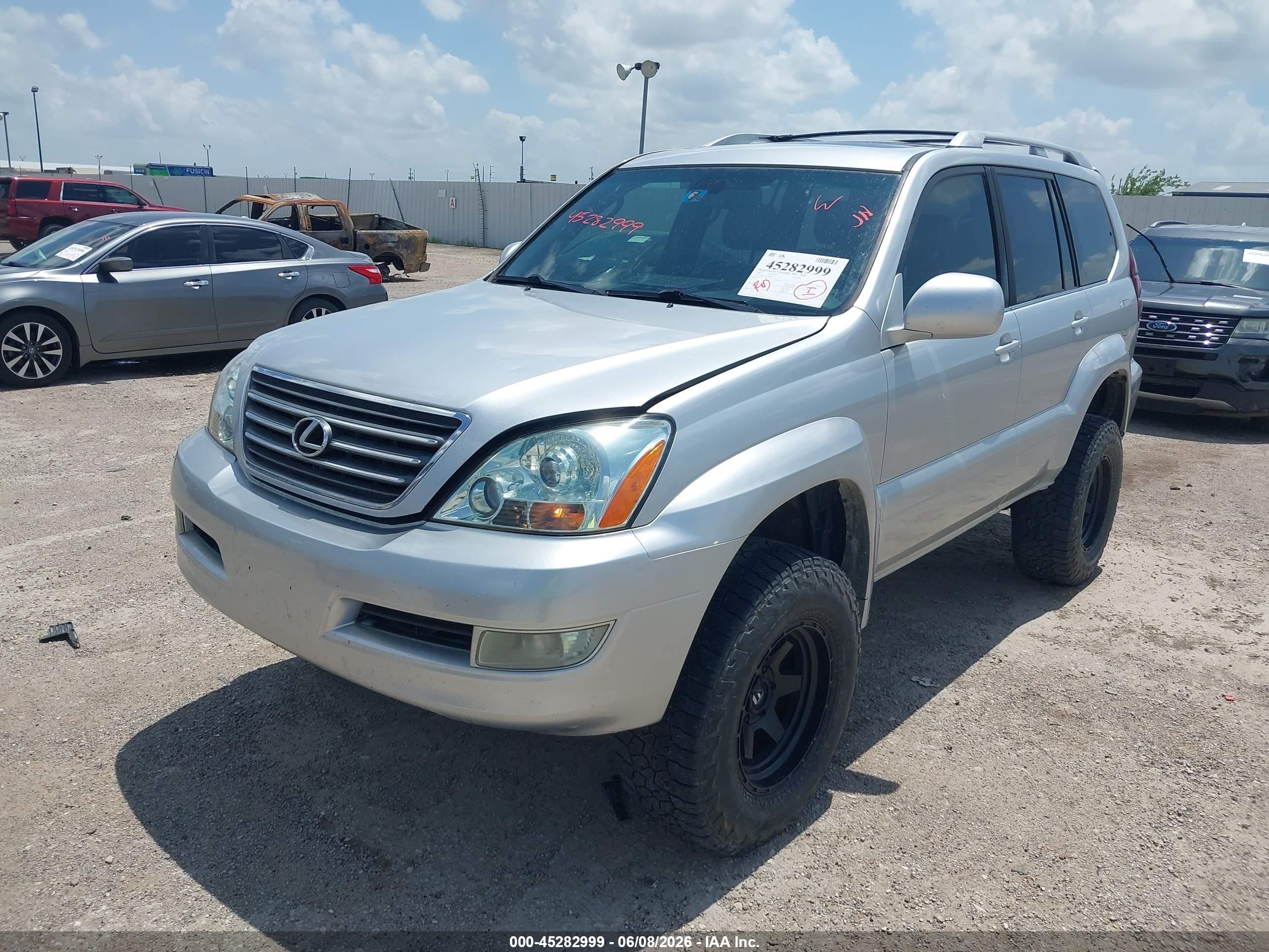 2007 Lexus Gx 470   Silver vin: JTJBT20X770145133