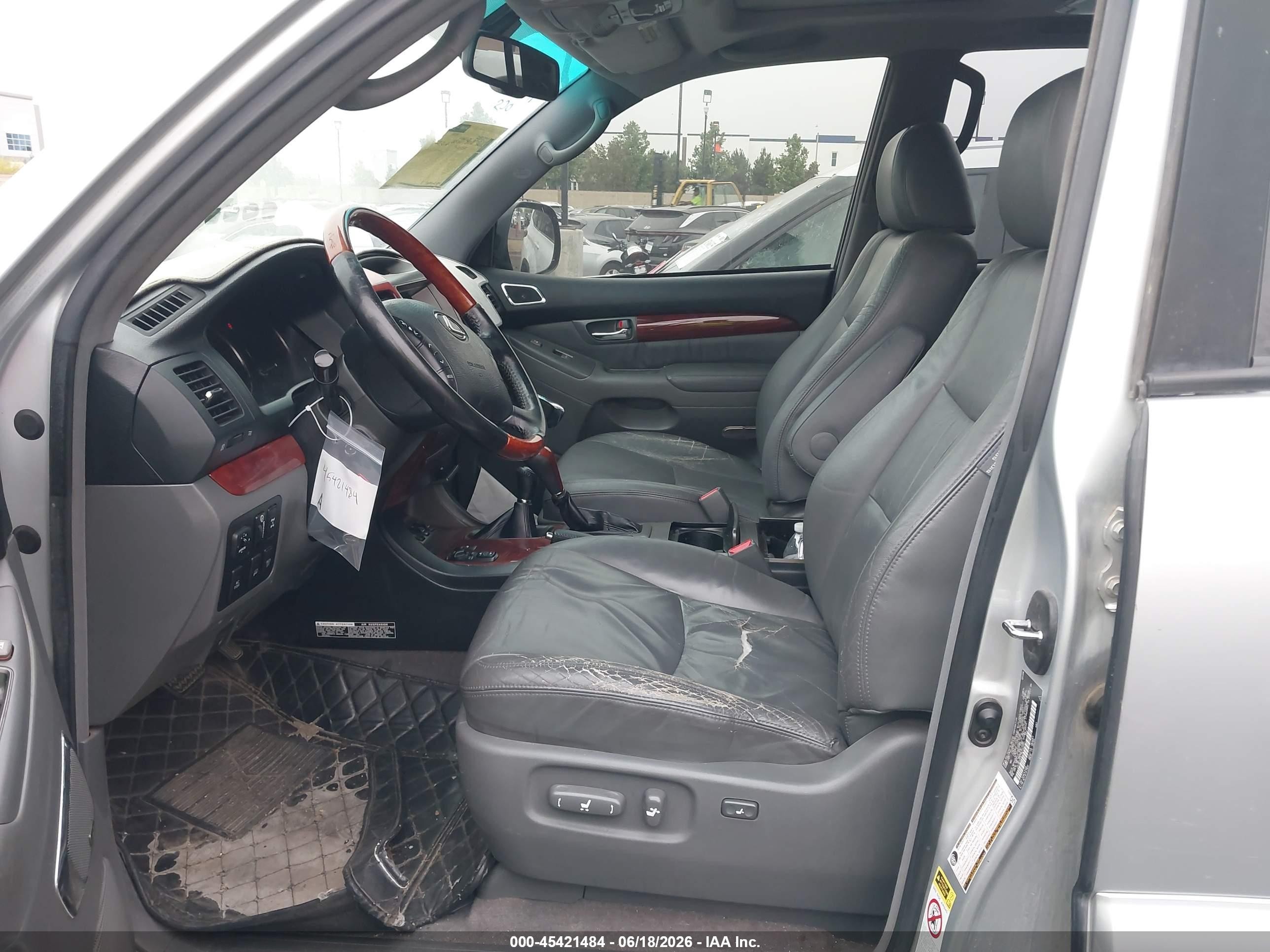 2008 Lexus Gx 470   Silver vin: JTJBT20X780162001