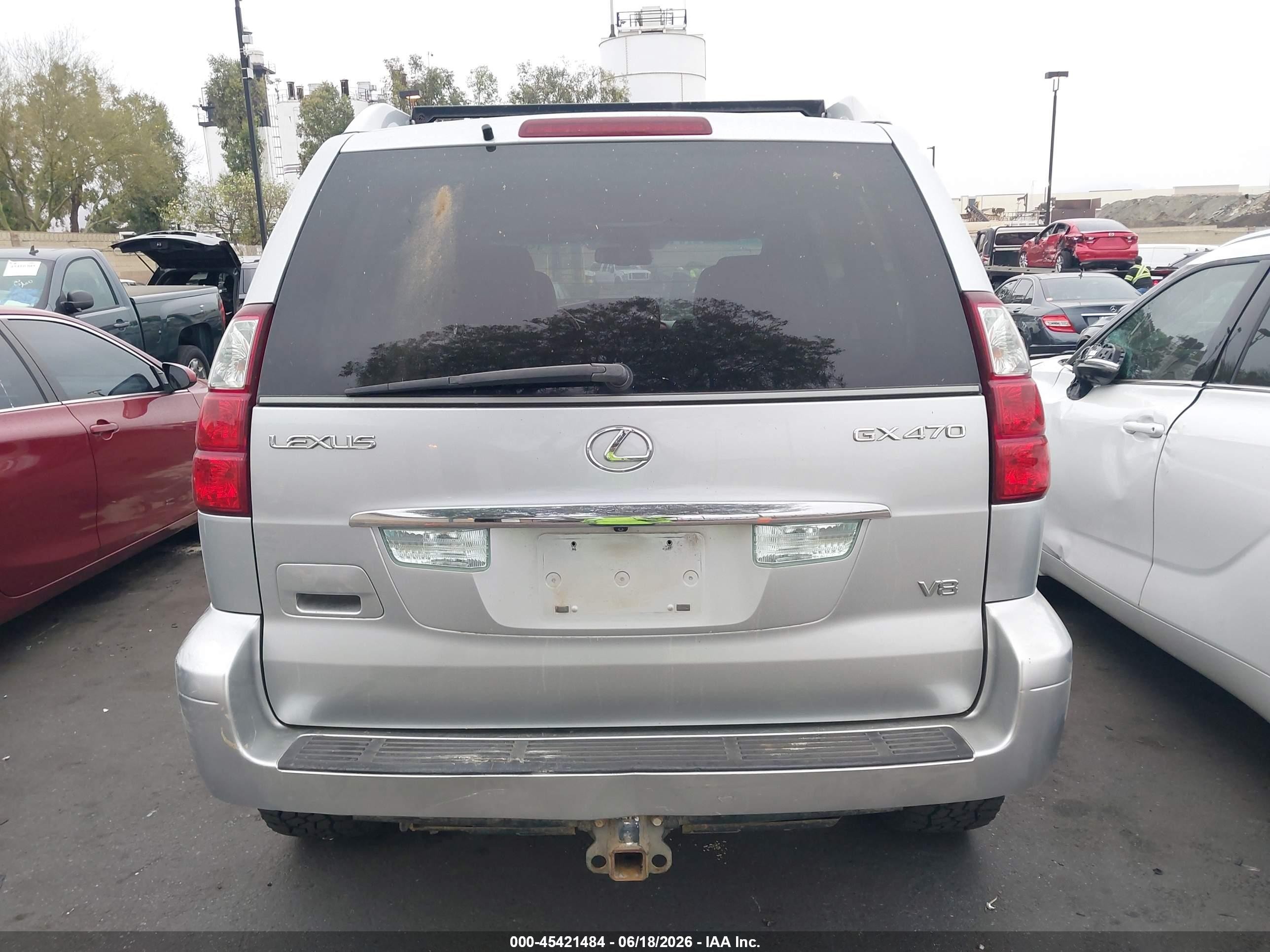 2008 Lexus Gx 470   Silver vin: JTJBT20X780162001