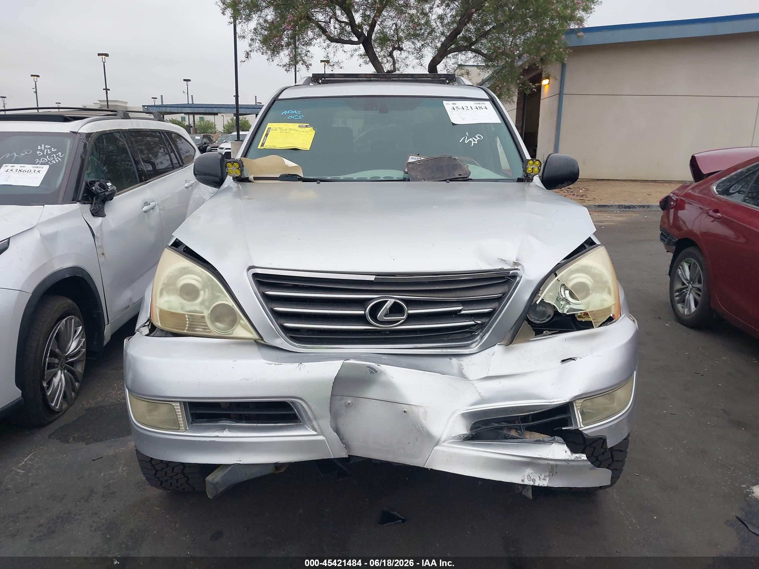 2008 Lexus Gx 470   Silver vin: JTJBT20X780162001