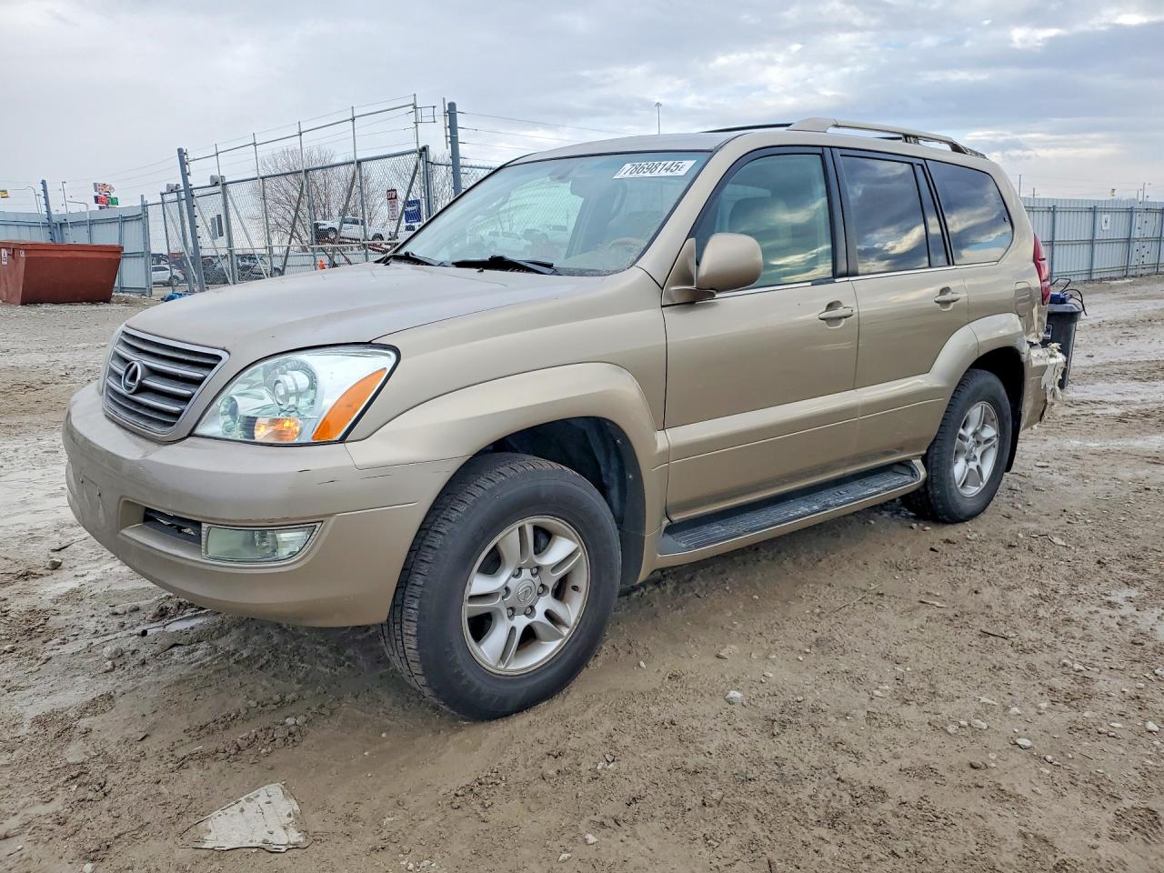 2003 Lexus Gx 470 Base Gold vin: JTJBT20X830008048