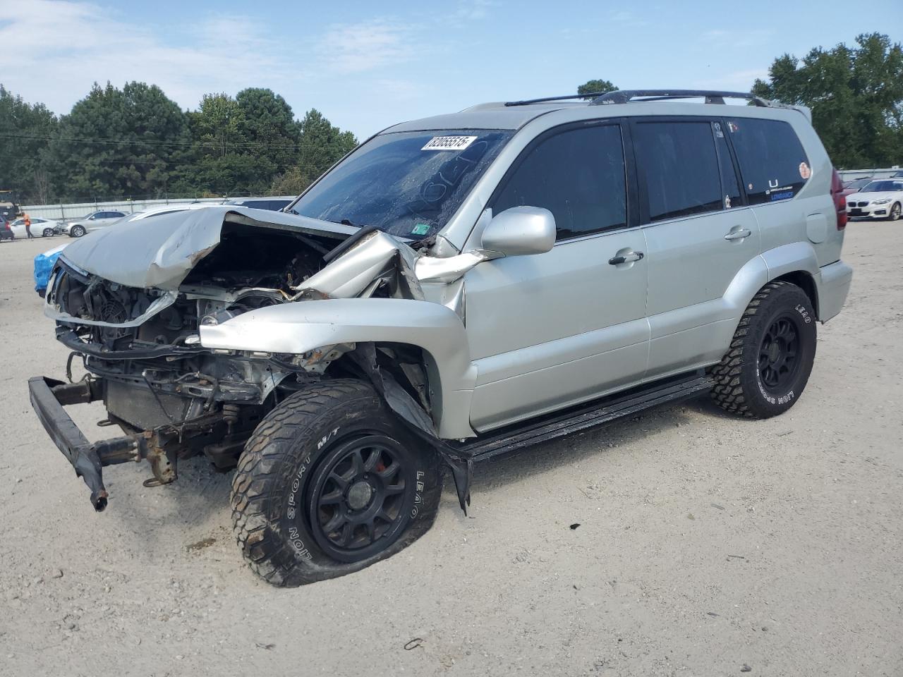 2003 Lexus Gx 470 Silver vin: JTJBT20X830020183