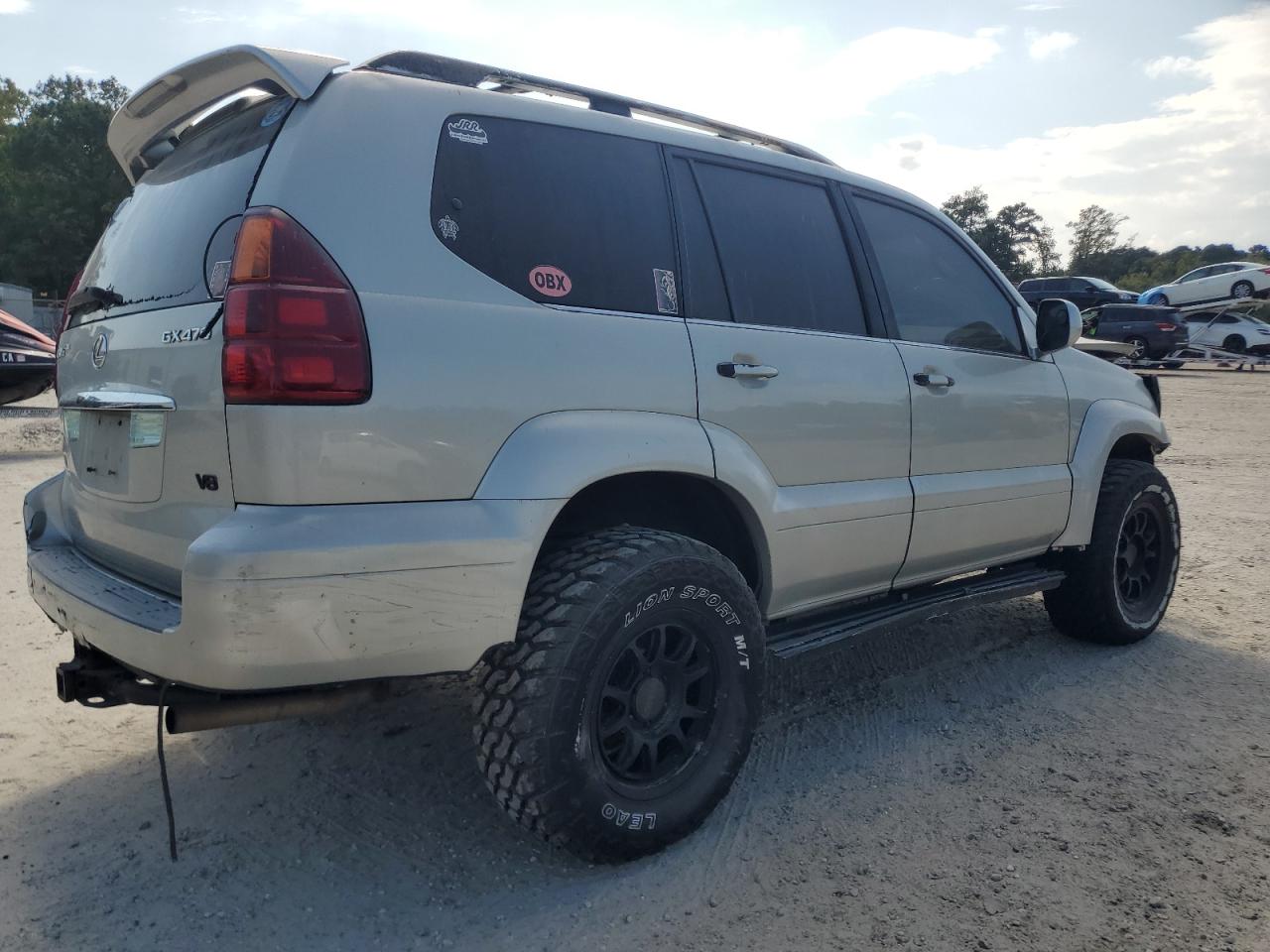 2003 Lexus Gx 470 Silver vin: JTJBT20X830020183