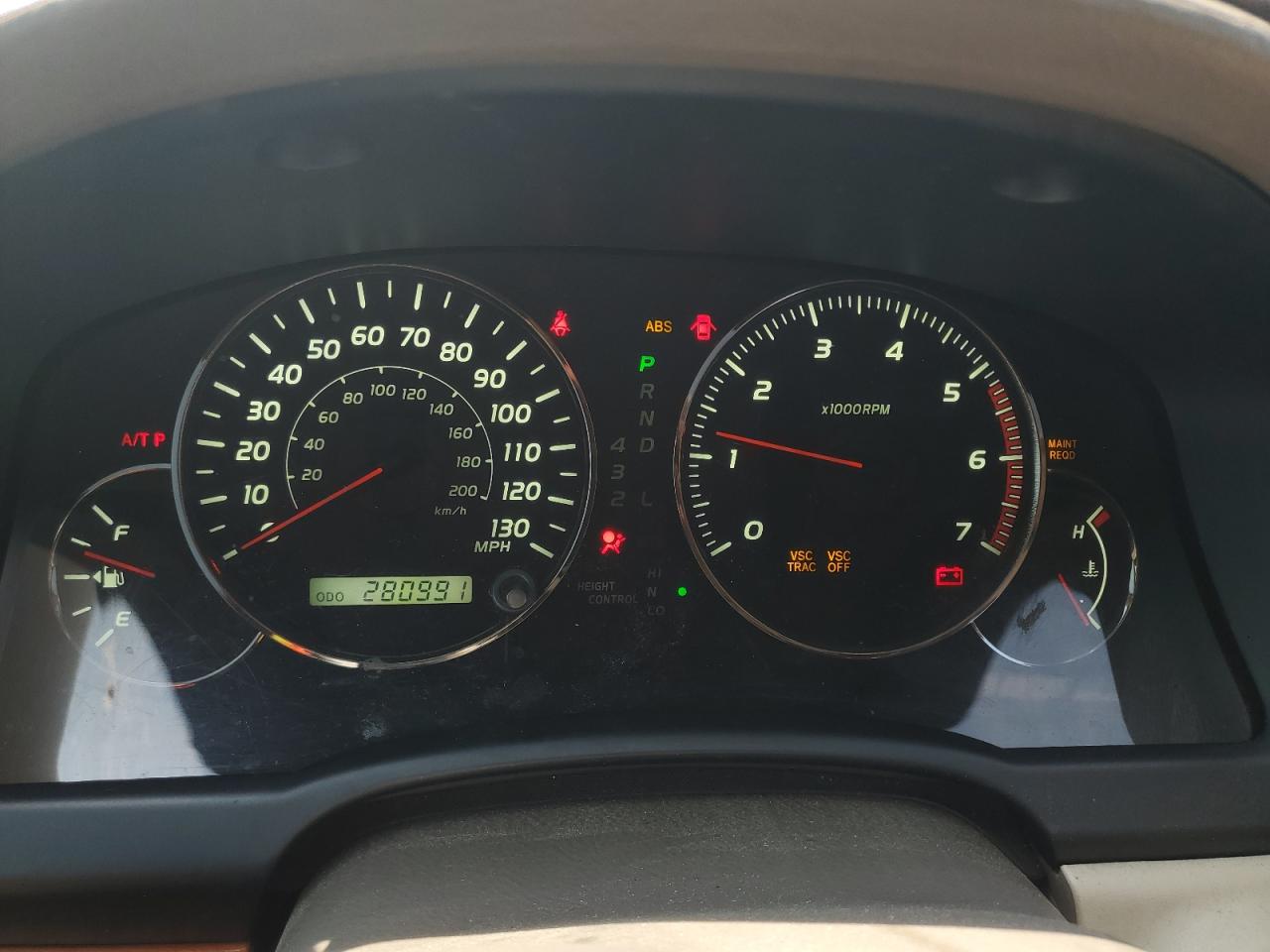 2003 Lexus Gx 470 Silver vin: JTJBT20X830020183