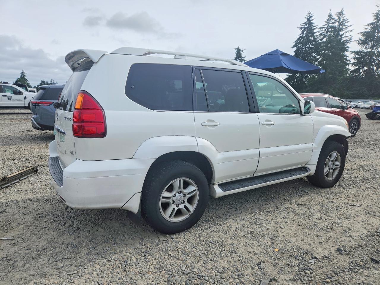 2004 Lexus Gx 470 White vin: JTJBT20X840027295