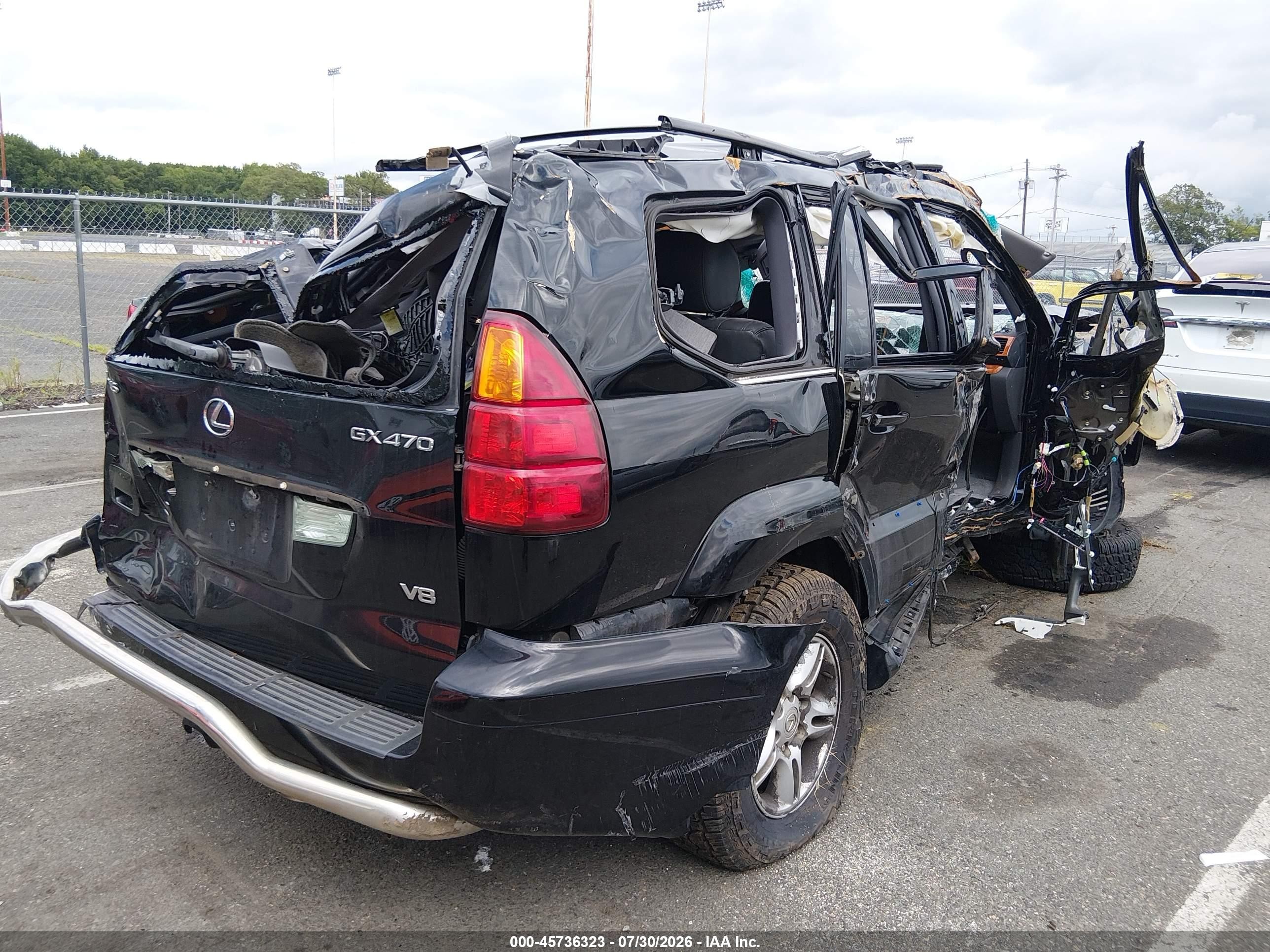 2004 Lexus Gx 470   Black vin: JTJBT20X840028138