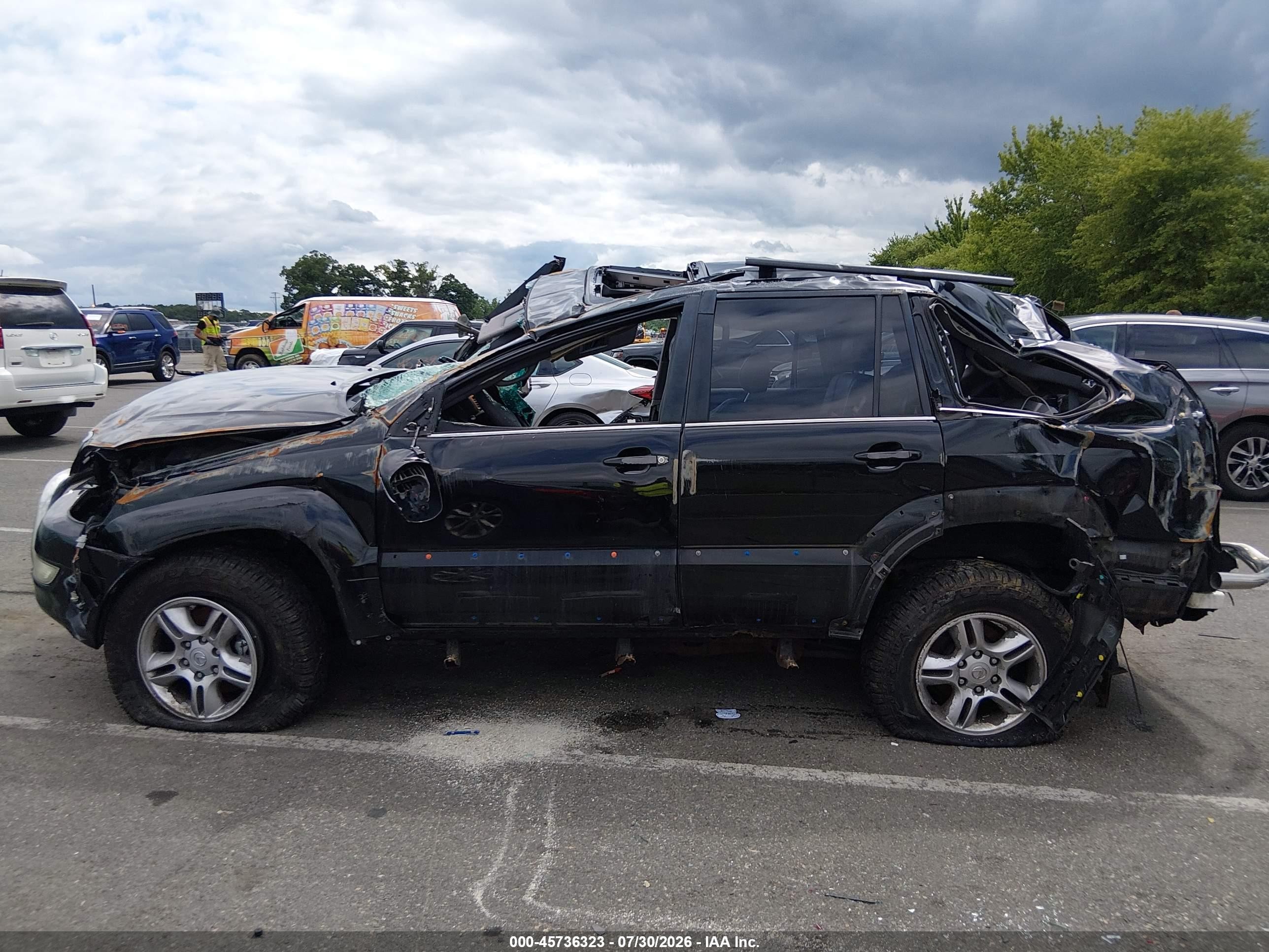 2004 Lexus Gx 470   Black vin: JTJBT20X840028138