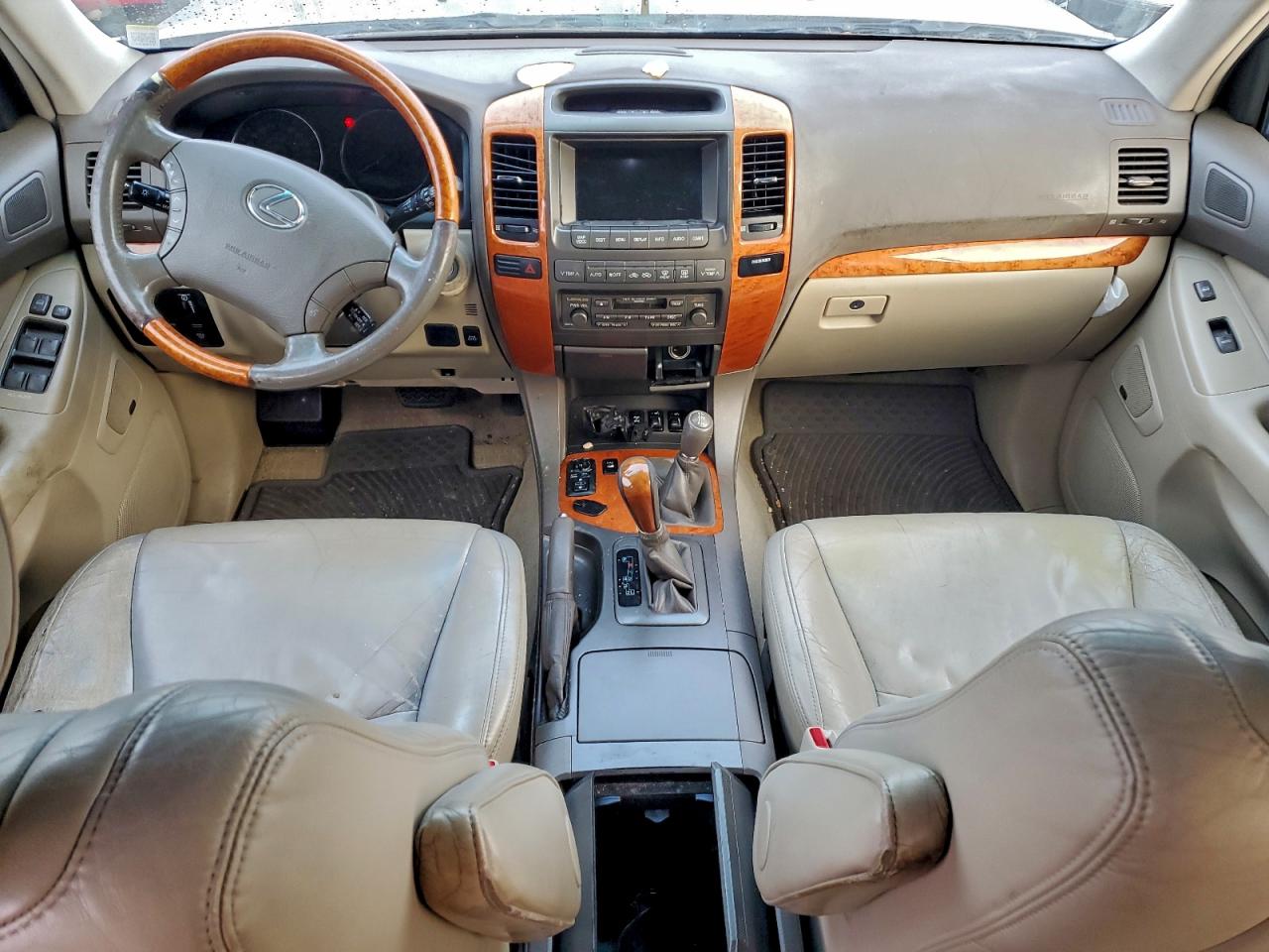 2004 Lexus Gx 470 Tan vin: JTJBT20X840042976