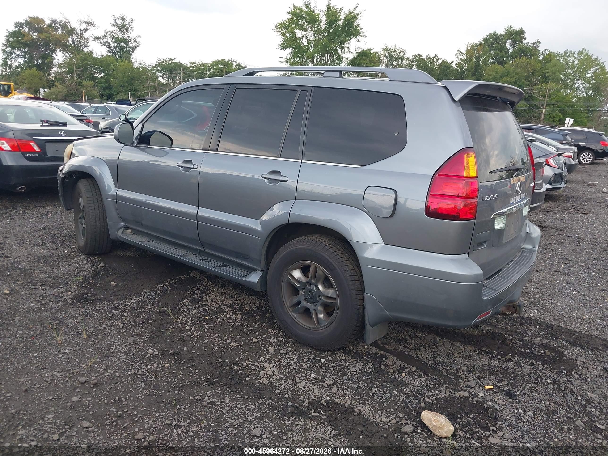 2004 Lexus Gx 470   Gray vin: JTJBT20X840050804