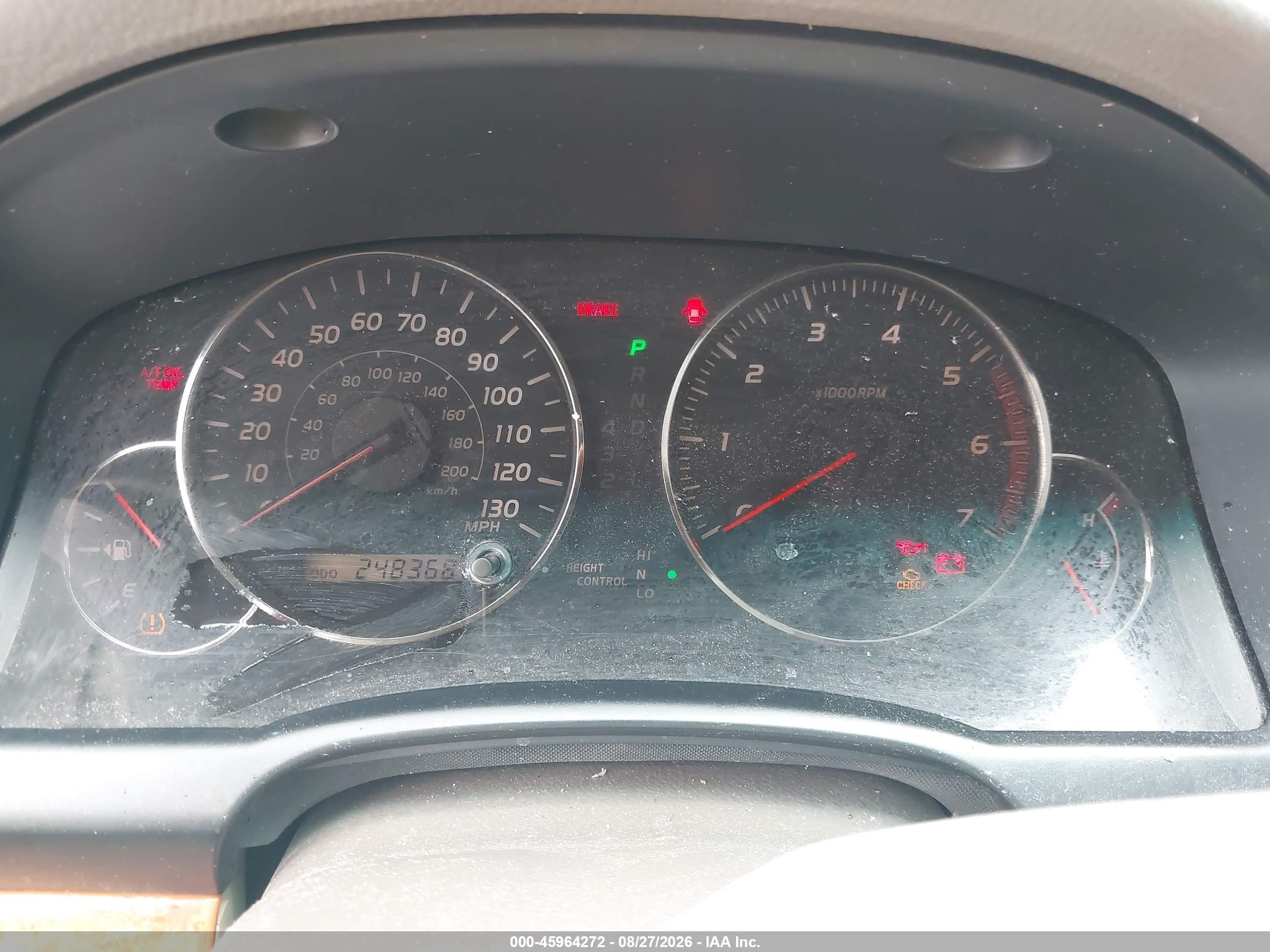 2004 Lexus Gx 470   Gray vin: JTJBT20X840050804