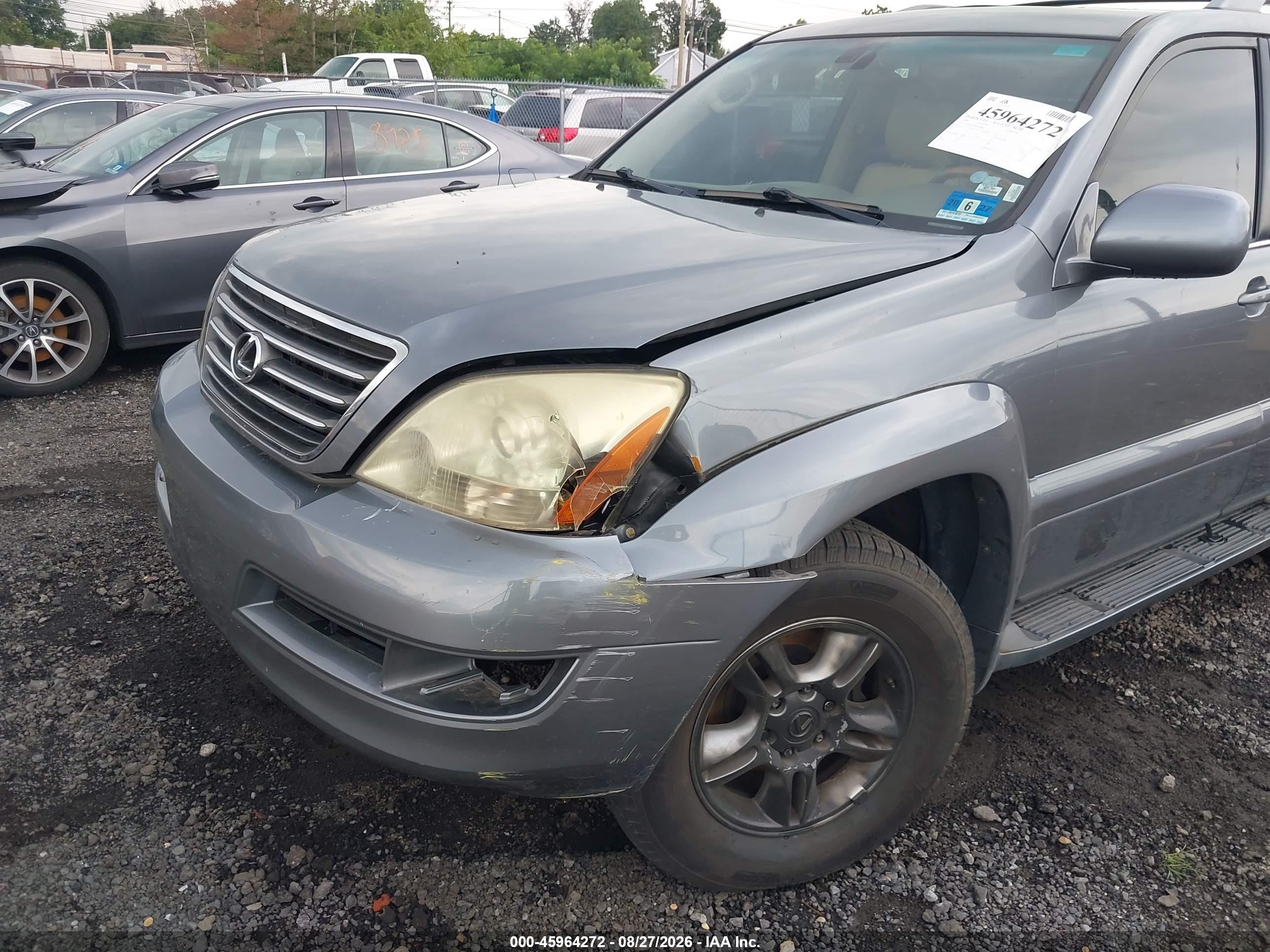 2004 Lexus Gx 470   Gray vin: JTJBT20X840050804