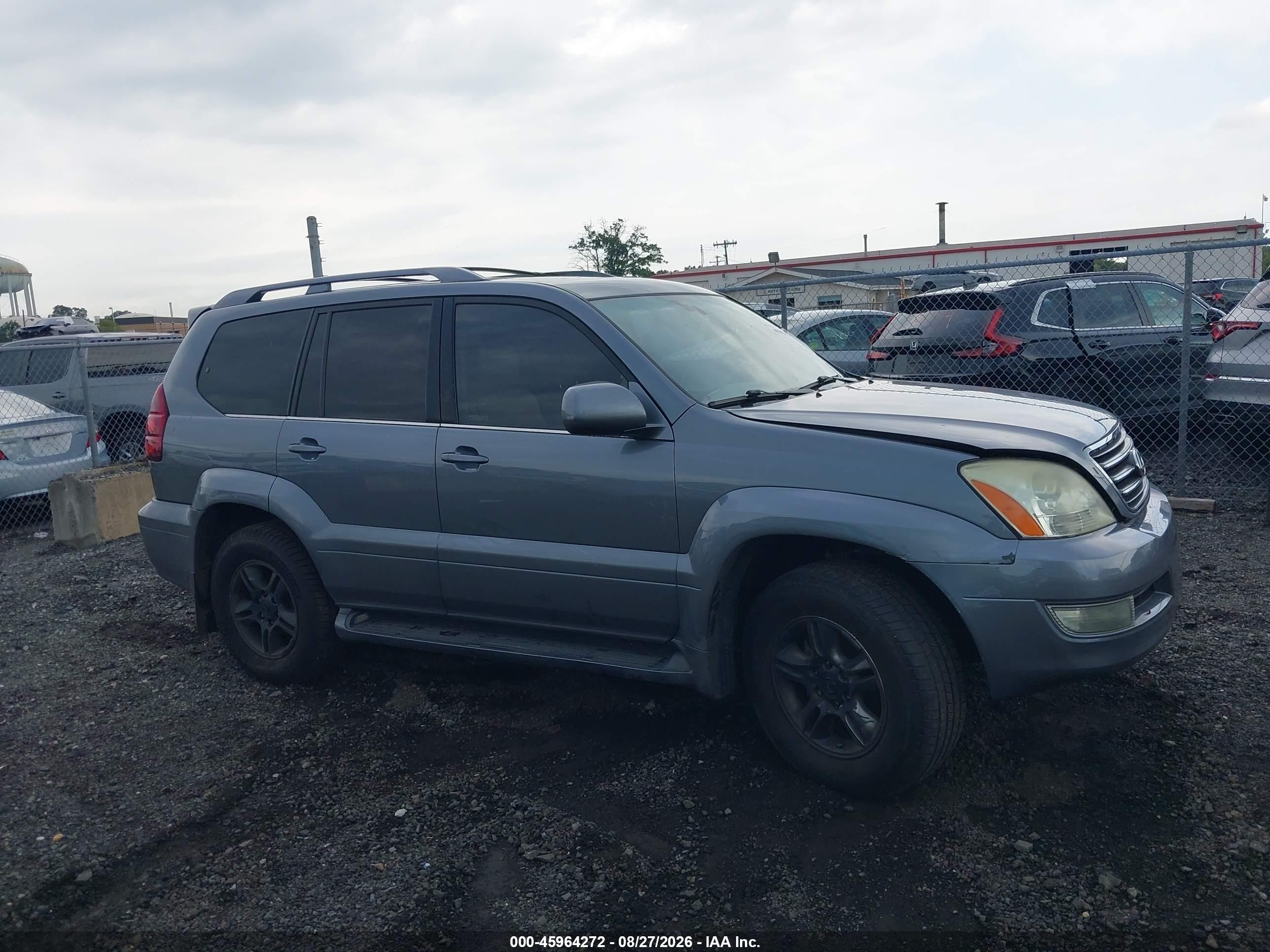 2004 Lexus Gx 470   Gray vin: JTJBT20X840050804