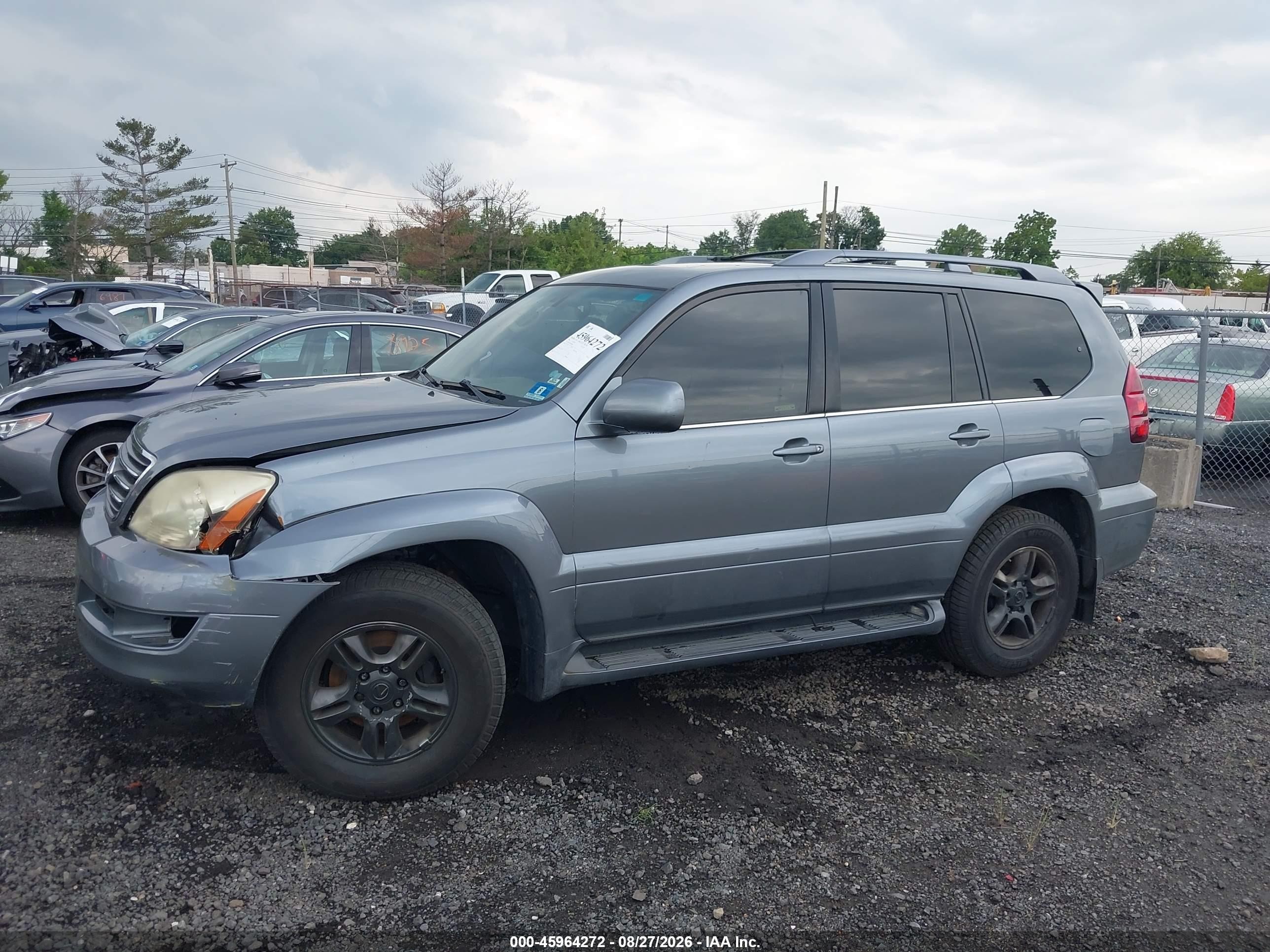 2004 Lexus Gx 470   Gray vin: JTJBT20X840050804