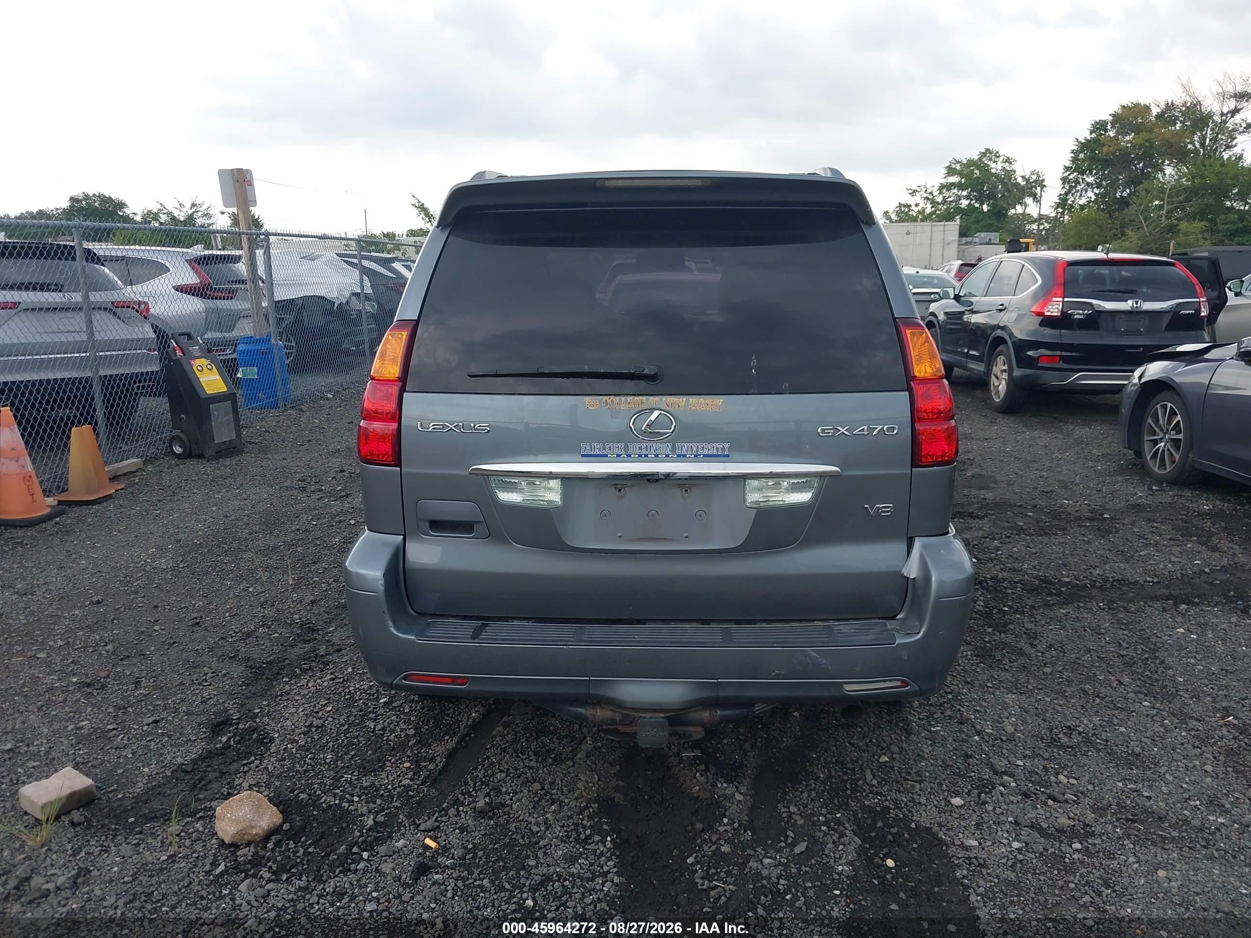 2004 Lexus Gx 470   Gray vin: JTJBT20X840050804