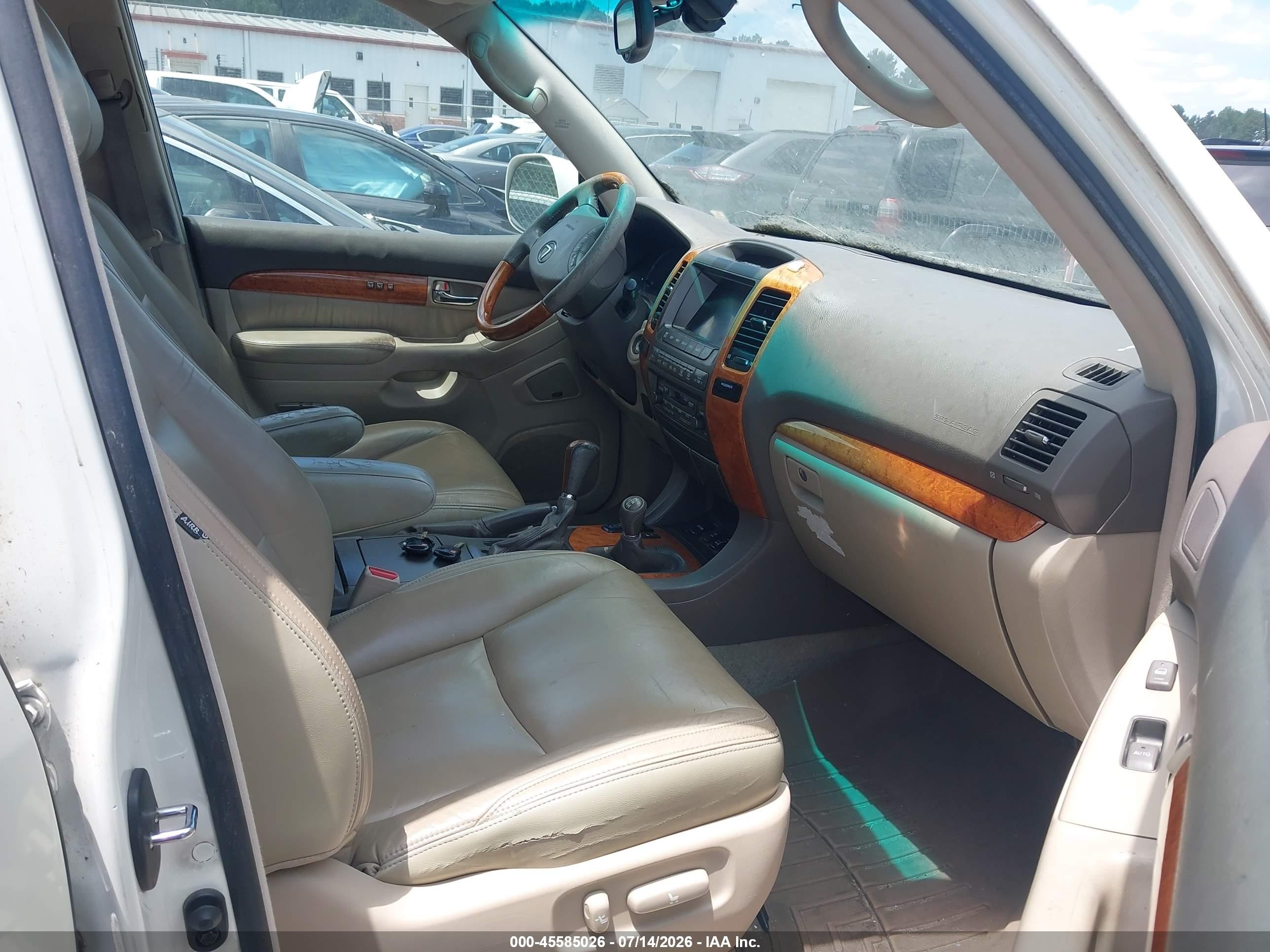 2004 Lexus Gx 470   Белый vin: JTJBT20X840056702