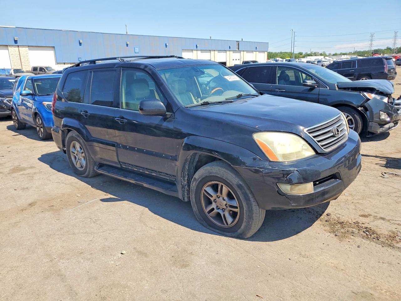 2004 Lexus Gx 470 Black vin: JTJBT20X840057588