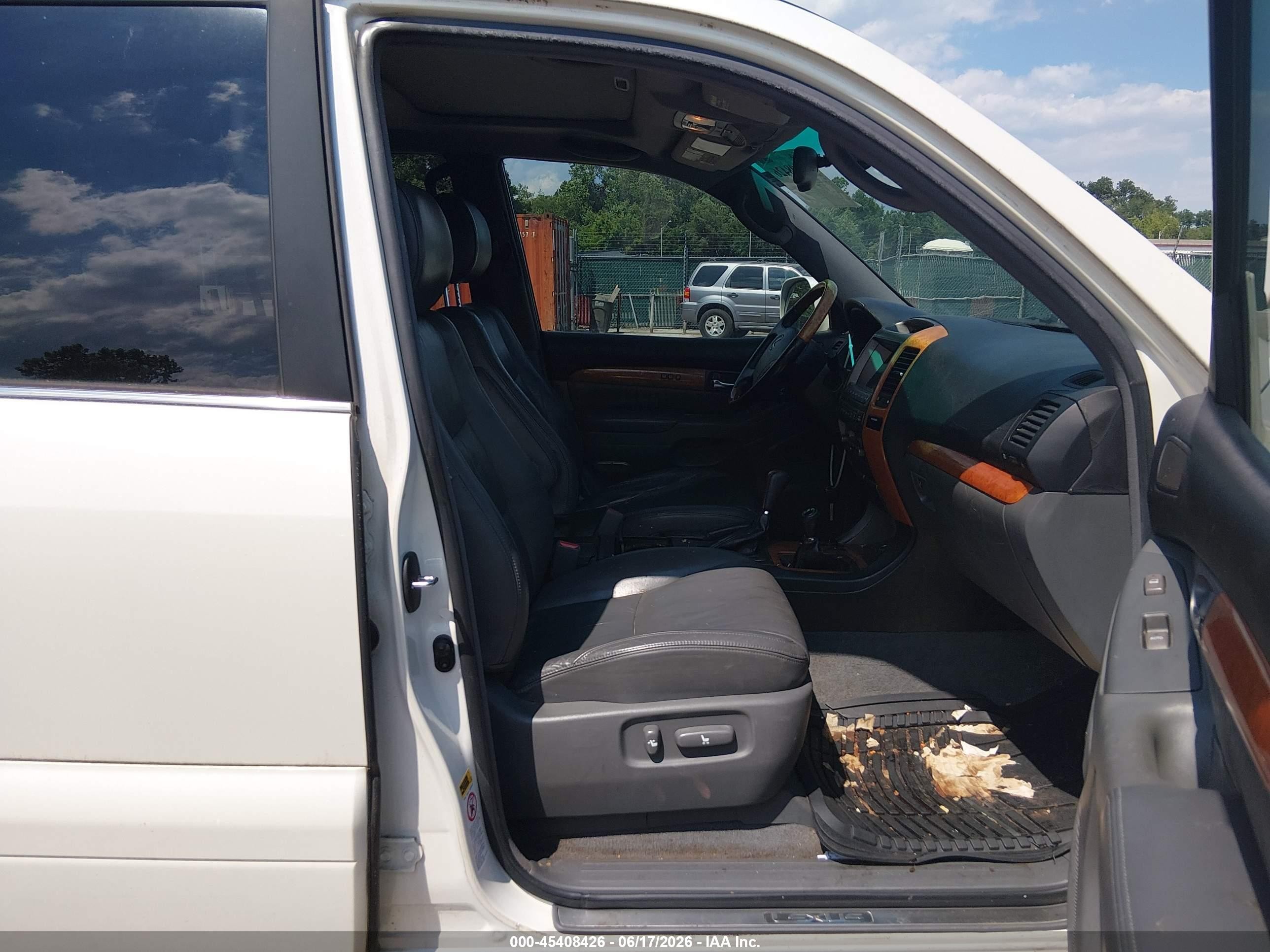 2004 Lexus Gx 470 White vin: JTJBT20X840058112
