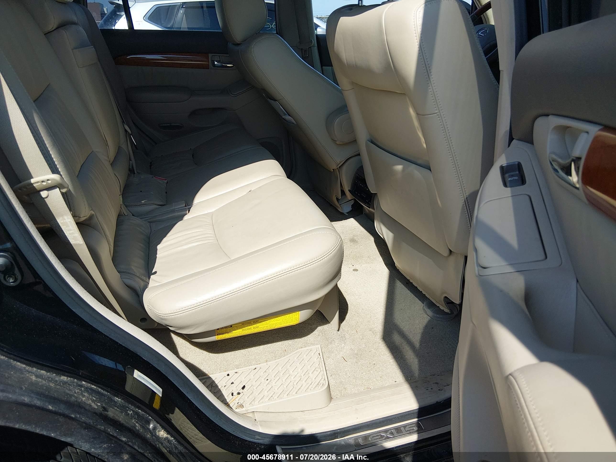 2004 Lexus Gx 470   Black vin: JTJBT20X840058174