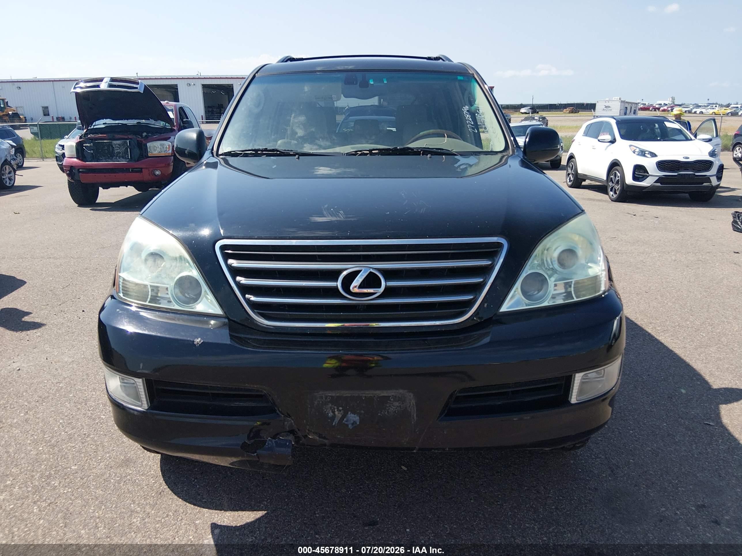 2004 Lexus Gx 470   Black vin: JTJBT20X840058174